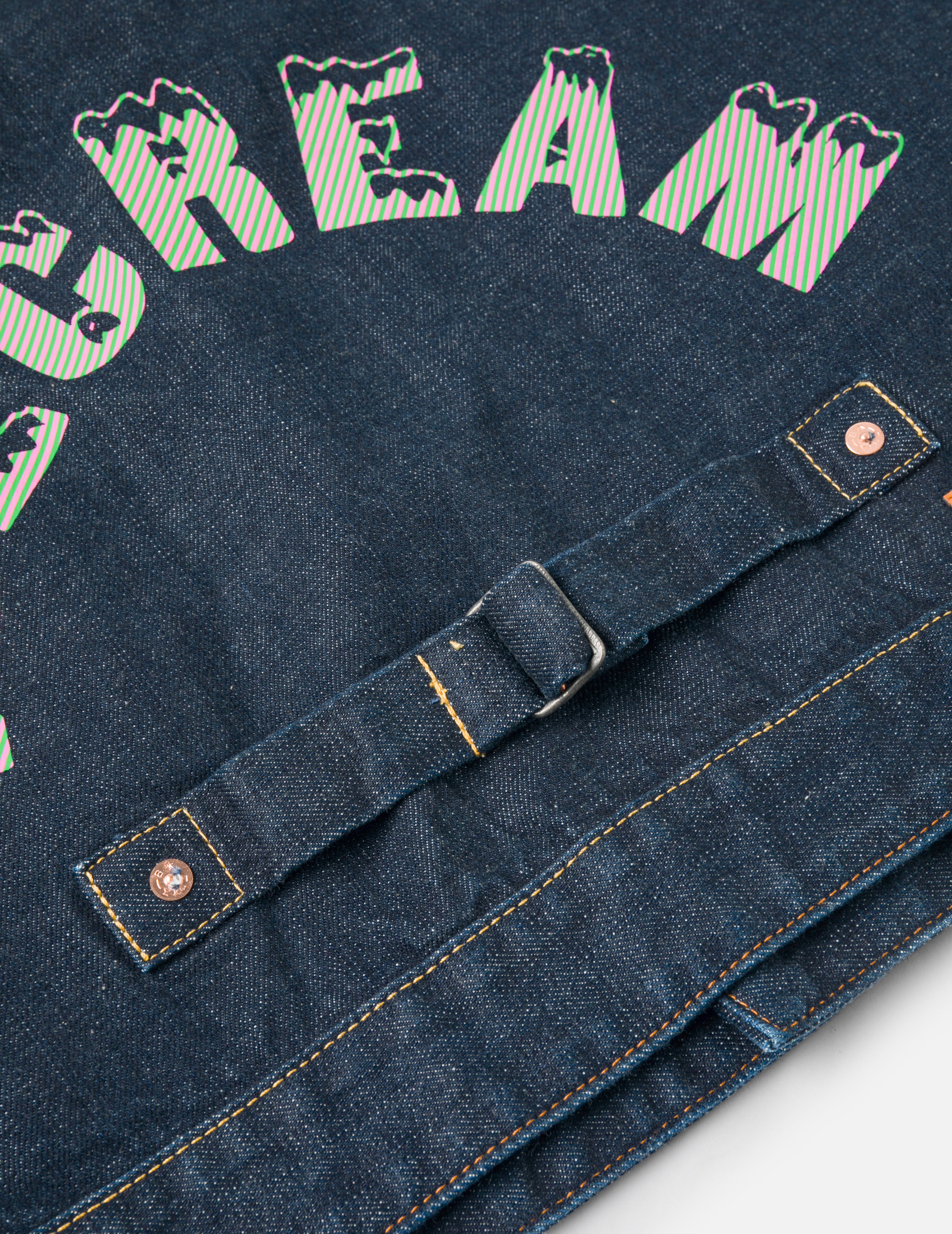 Load image into Gallery viewer, EVISU X ICECREAM_SEAGULL PRINT & EMB. DENIM JACKET