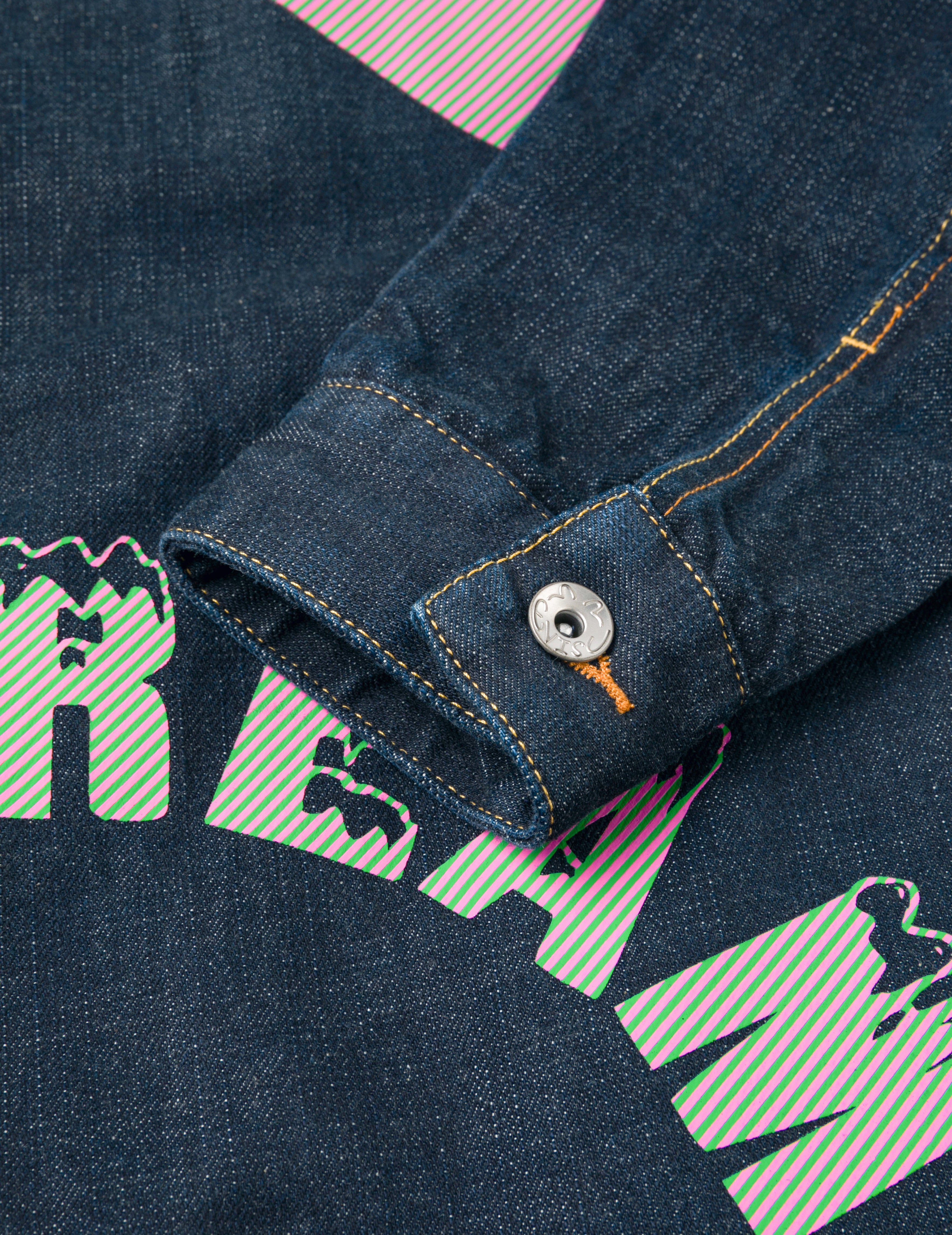Load image into Gallery viewer, EVISU X ICECREAM_SEAGULL PRINT & EMB. DENIM JACKET