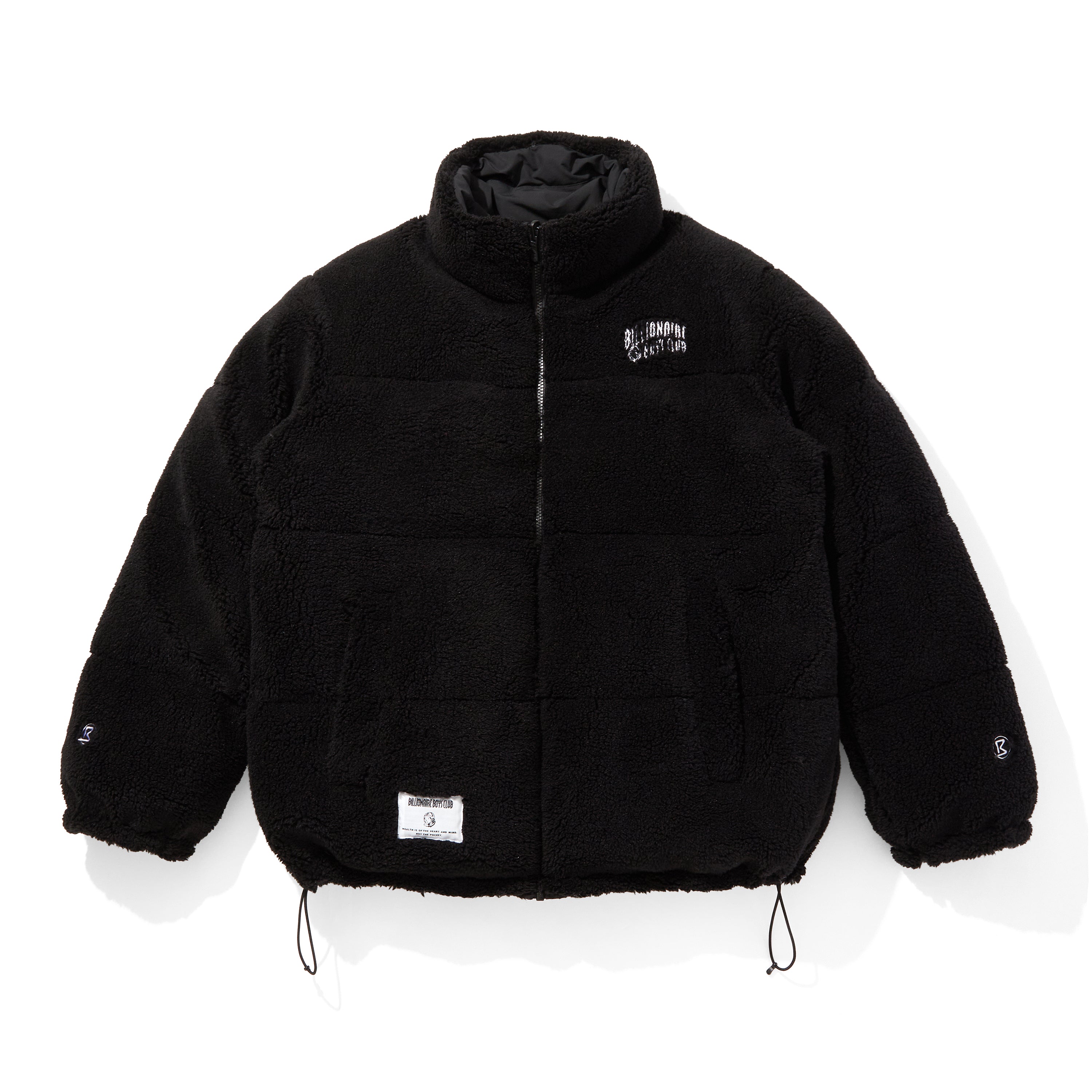 画像をギャラリービューアに読み込む, BILLIONAIRE BOYS CLUB x FIRST DOWN EMBROIDERED LOGO REVERSIBLE BUBBLE DOWN JACKET MICROFT®/FUR