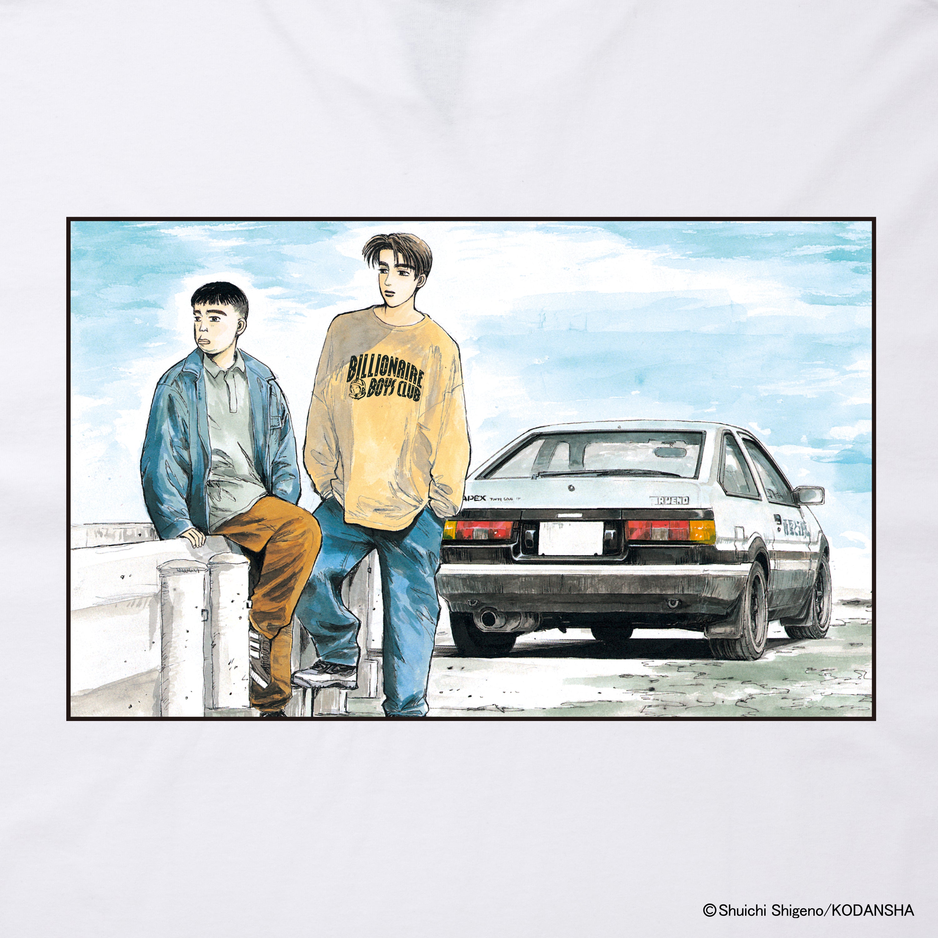 画像をギャラリービューアに読み込む, BILLIONAIRE BOYS CLUB x INITIAL D COTTON T-SHIRT #2