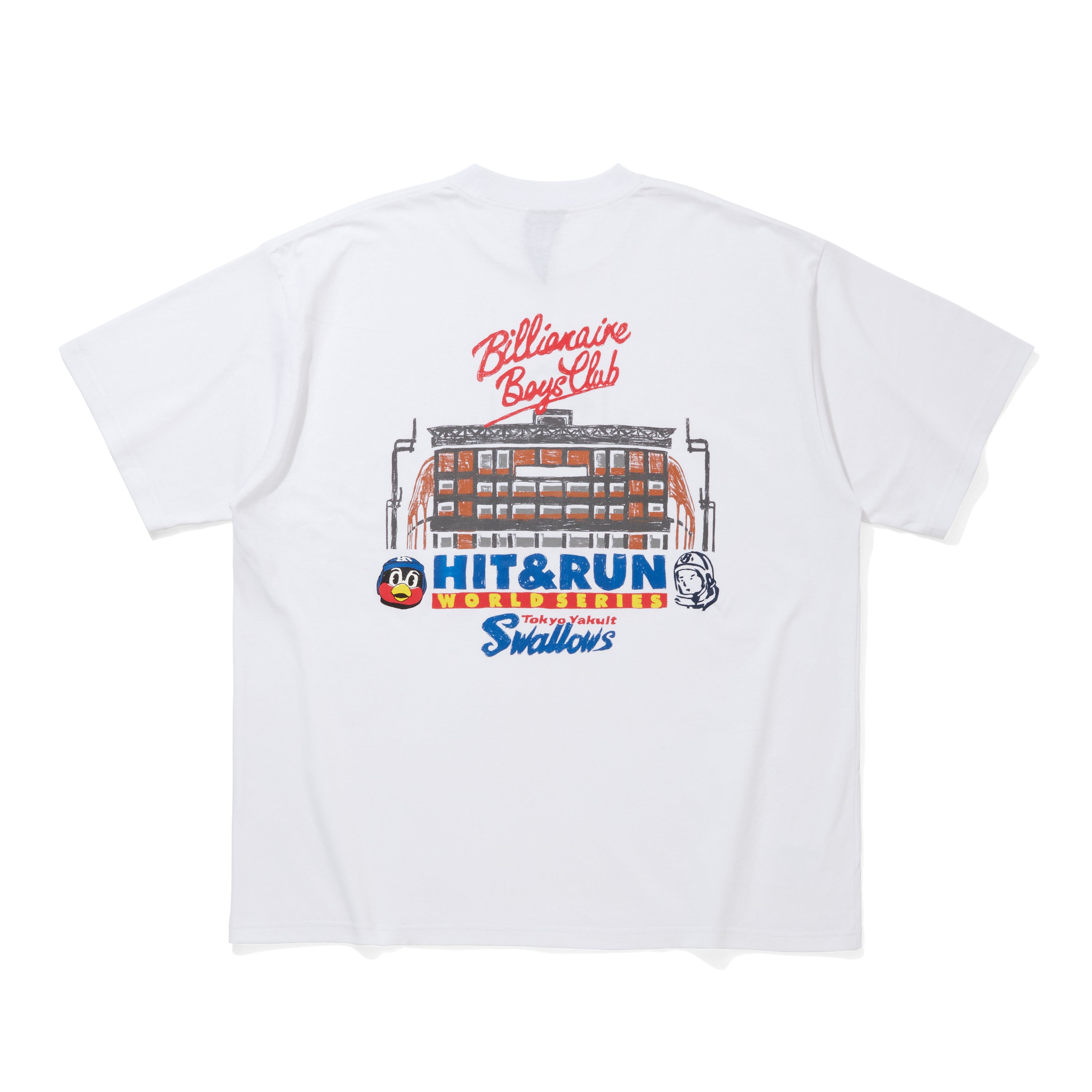 画像をギャラリービューアに読み込む, BILLIONAIRE BOYS CLUB xTOKYO YAKULT SWALLOWS COTTON T-SHIRT#1