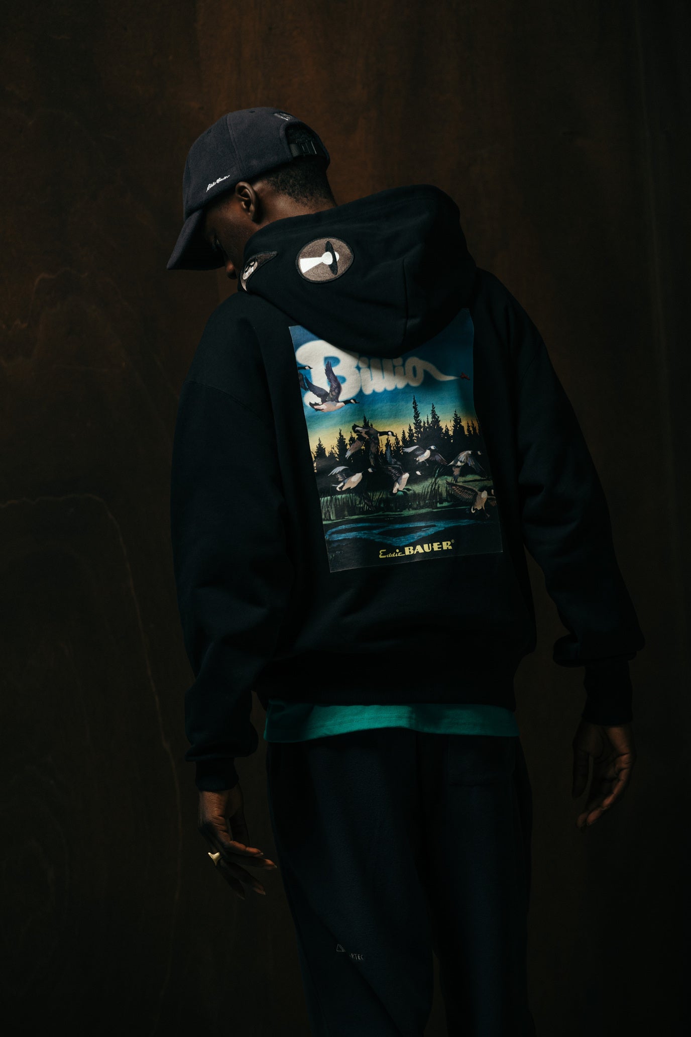 Load image into Gallery viewer, BILLIONAIRE BOYS CLUB x EDDIE BAUER COTTON HOODIE