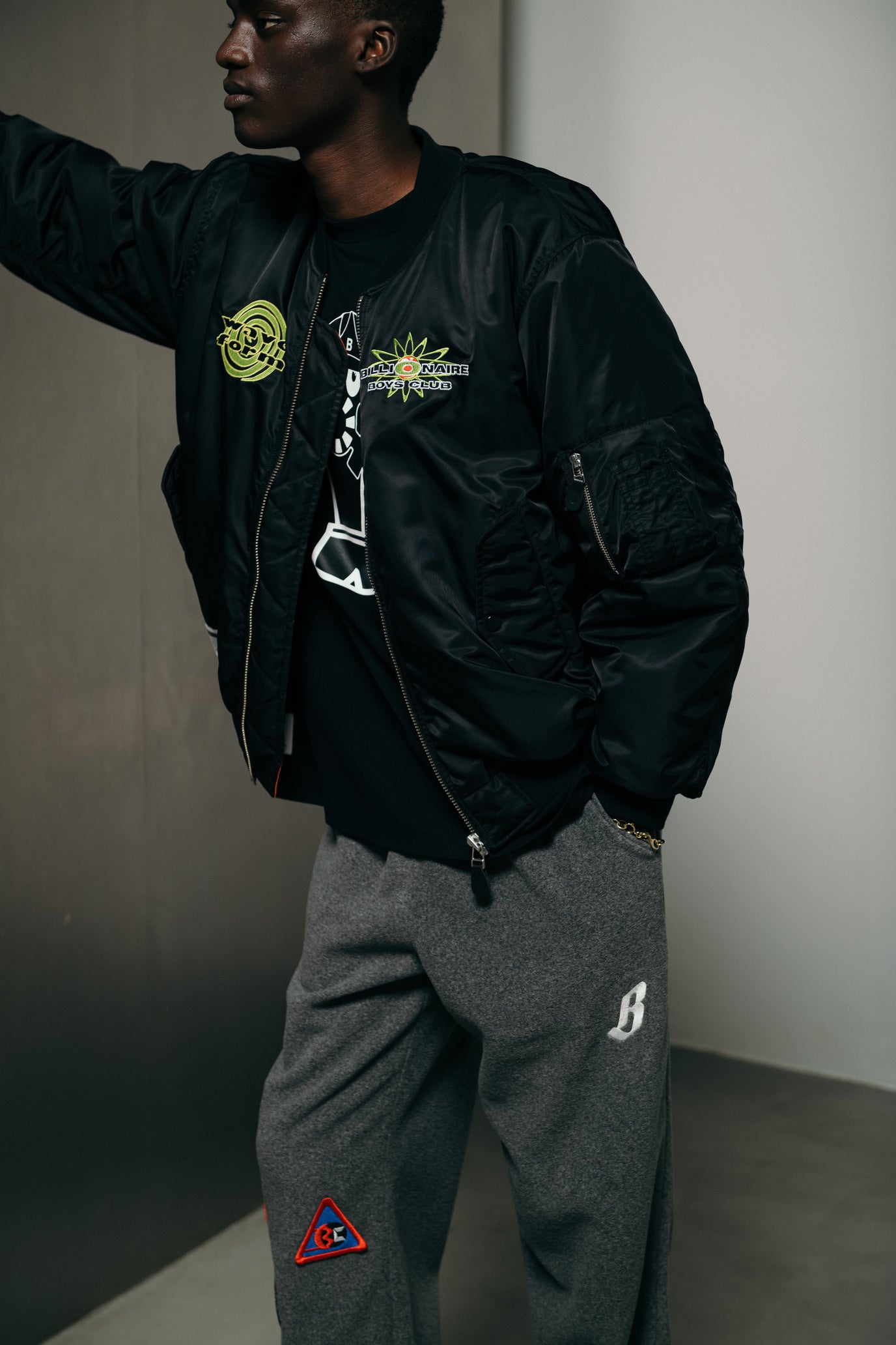 Load image into Gallery viewer, EMBROIDERED LOGO MA-1