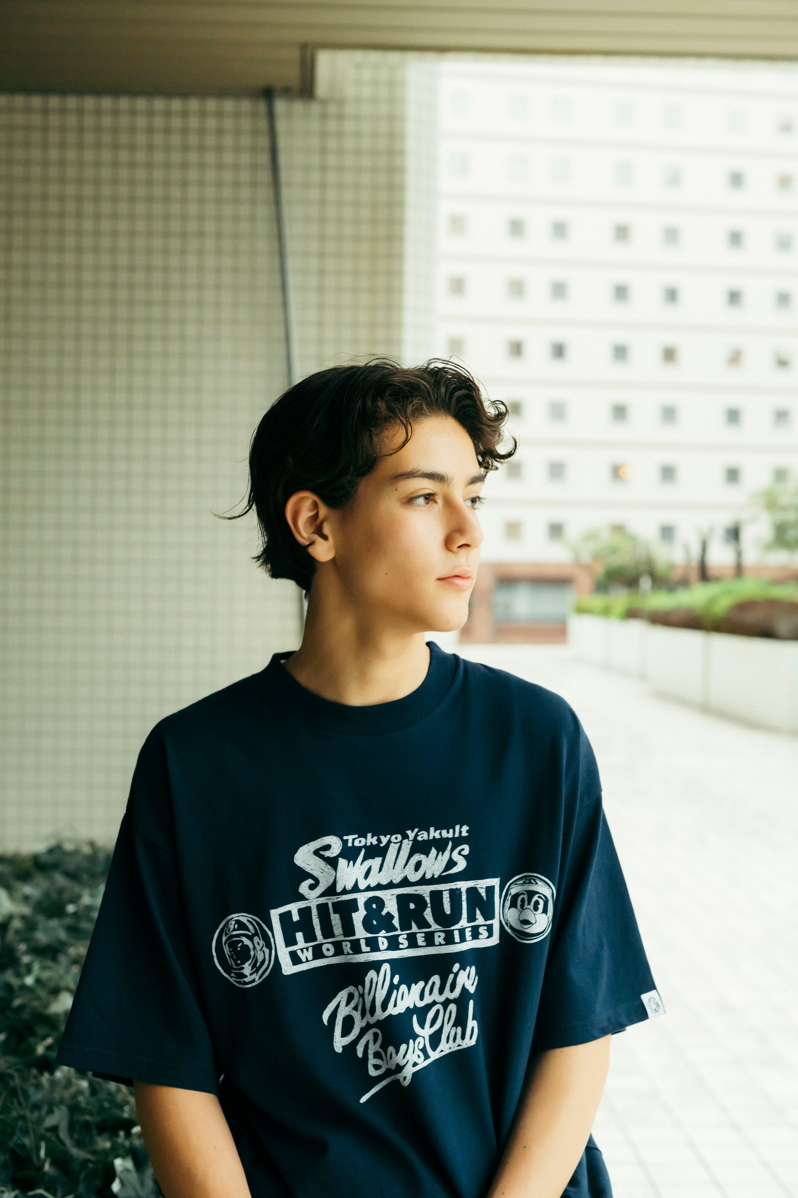 画像をギャラリービューアに読み込む, BILLIONAIRE BOYS CLUB xTOKYO YAKULT SWALLOWS COTTON T-SHIRT#2
