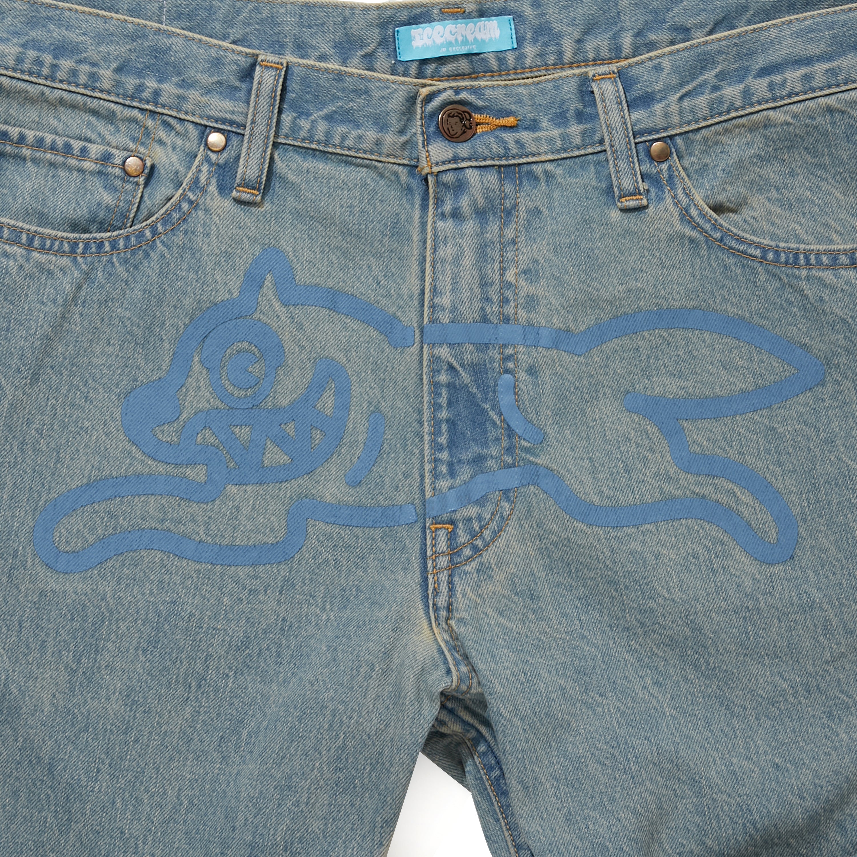 画像をギャラリービューアに読み込む, WASHED DENIM PANTS