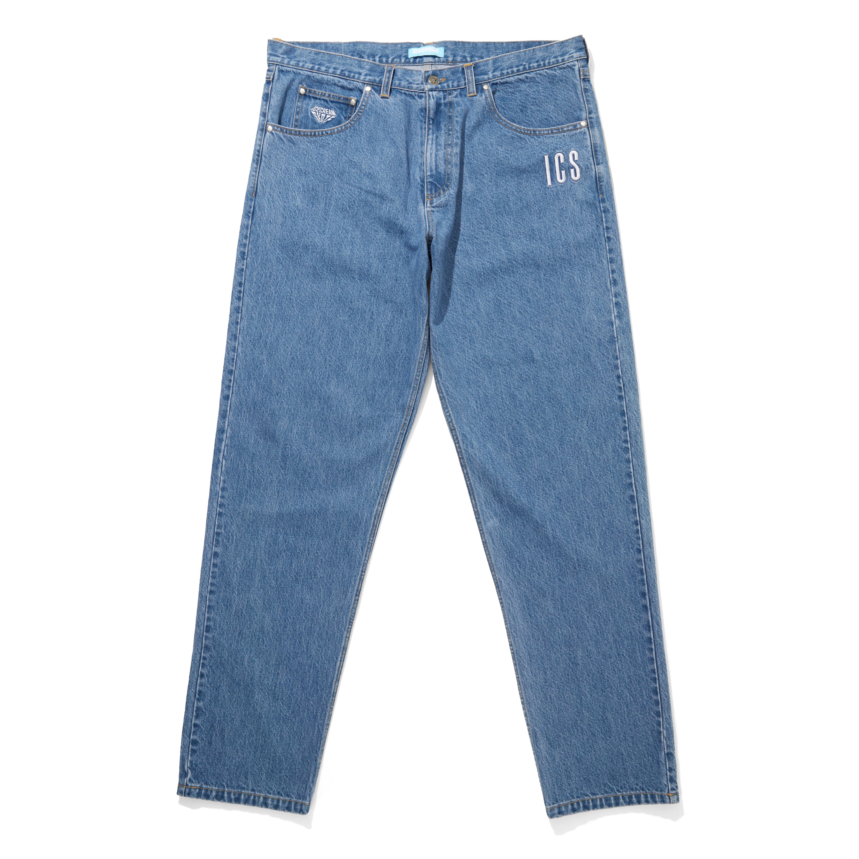 Load image into Gallery viewer, TAPERED BAGGY DENIM PANTS