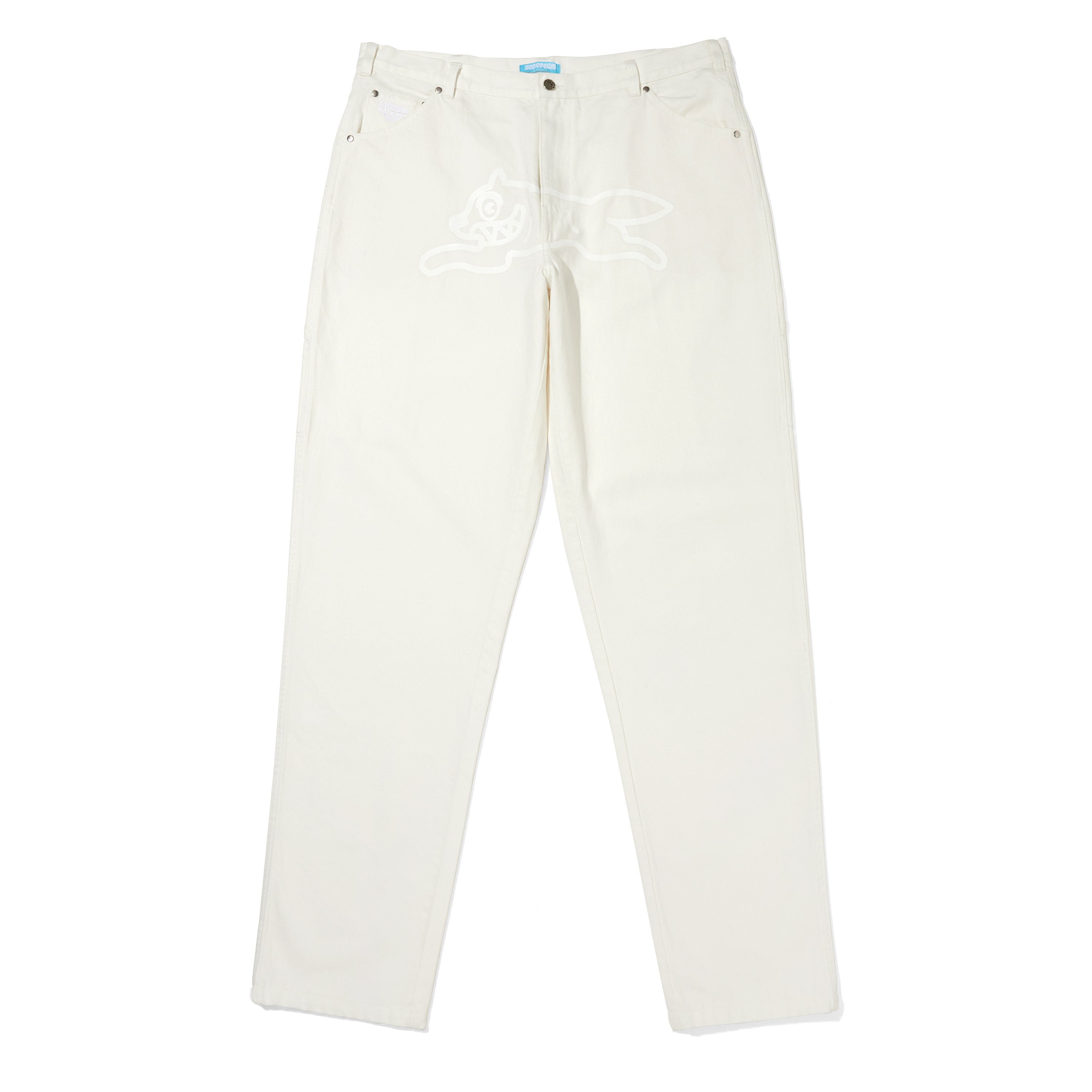 Load image into Gallery viewer, TAPERED BAGGY DENIM PANTS RUNNING DOG