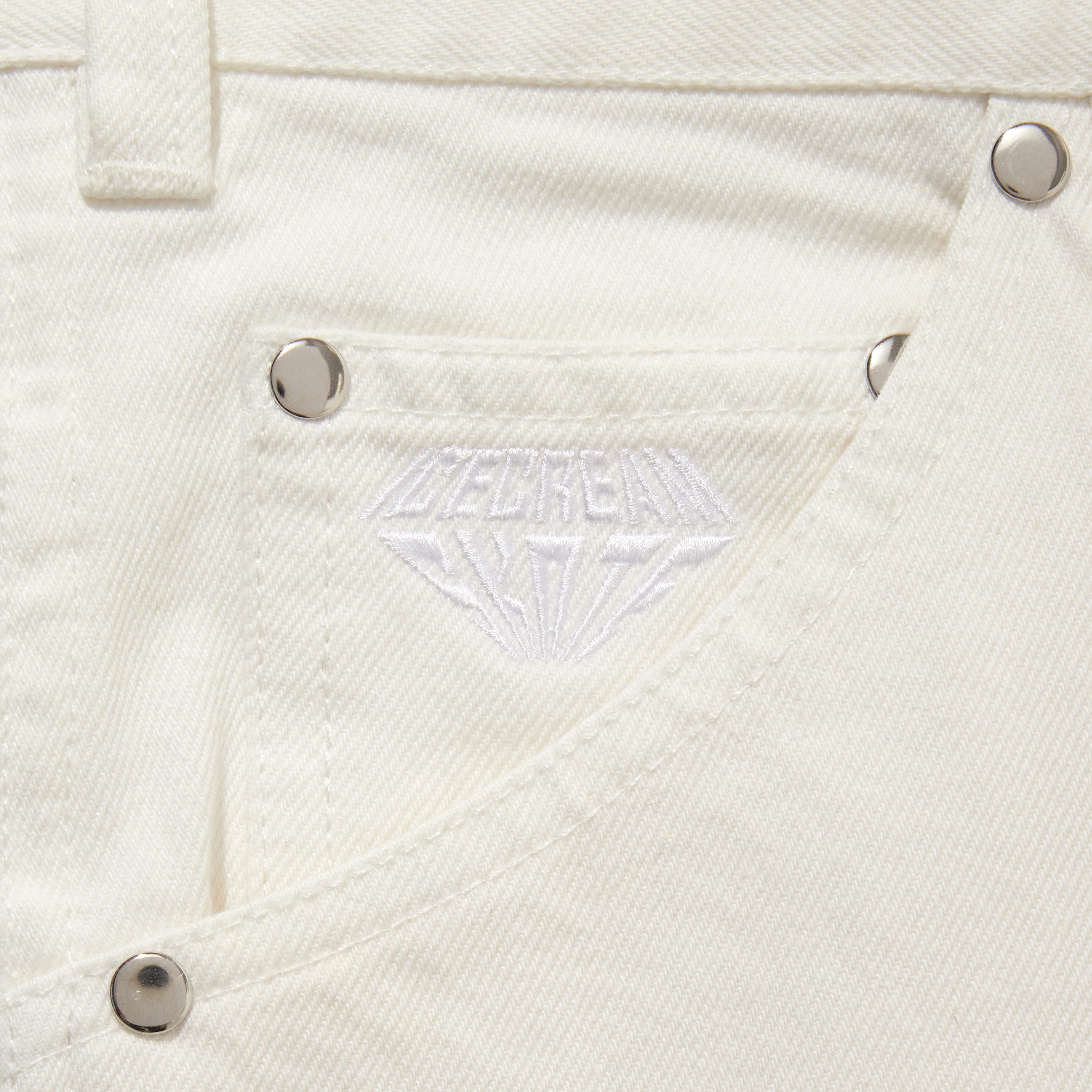 Load image into Gallery viewer, TAPERED BAGGY DENIM PANTS RUNNING DOG