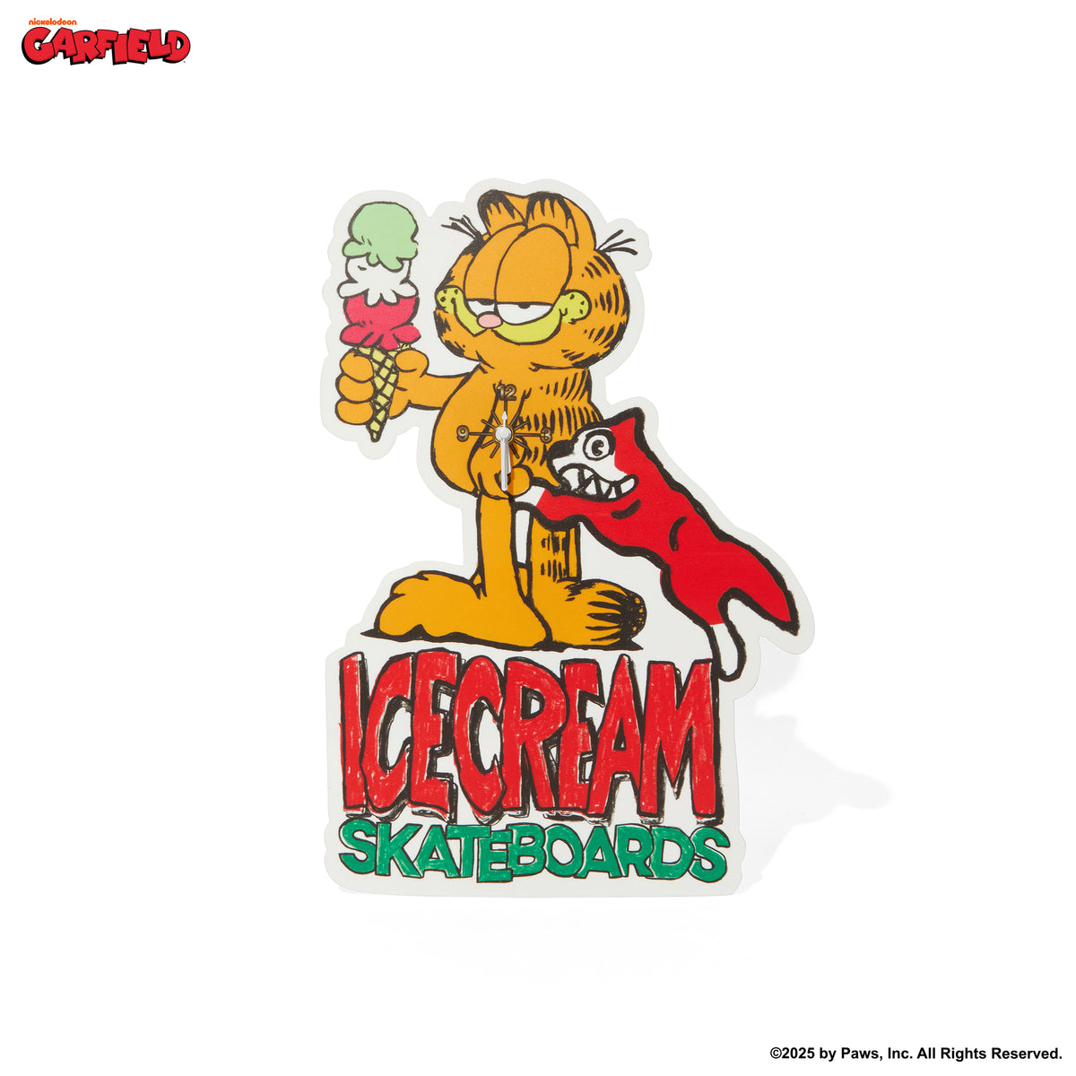 ICECREAM x GARFIELD WALL CLOCK – BILLIONAIRE BOYS CLUB / ICECREAM