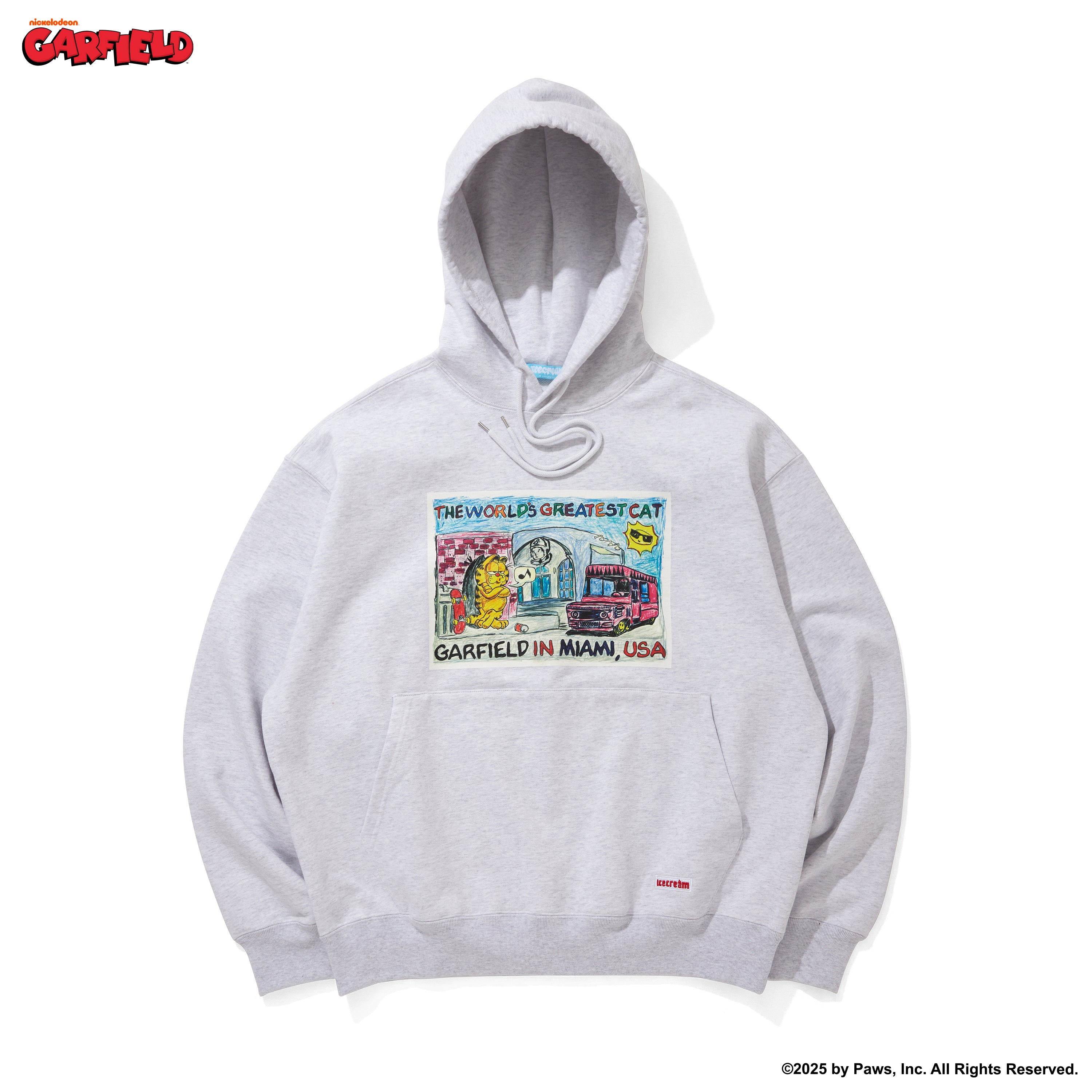Load image into Gallery viewer, ICECREAM x GARFIELD COTTON HOODIE MIAMI