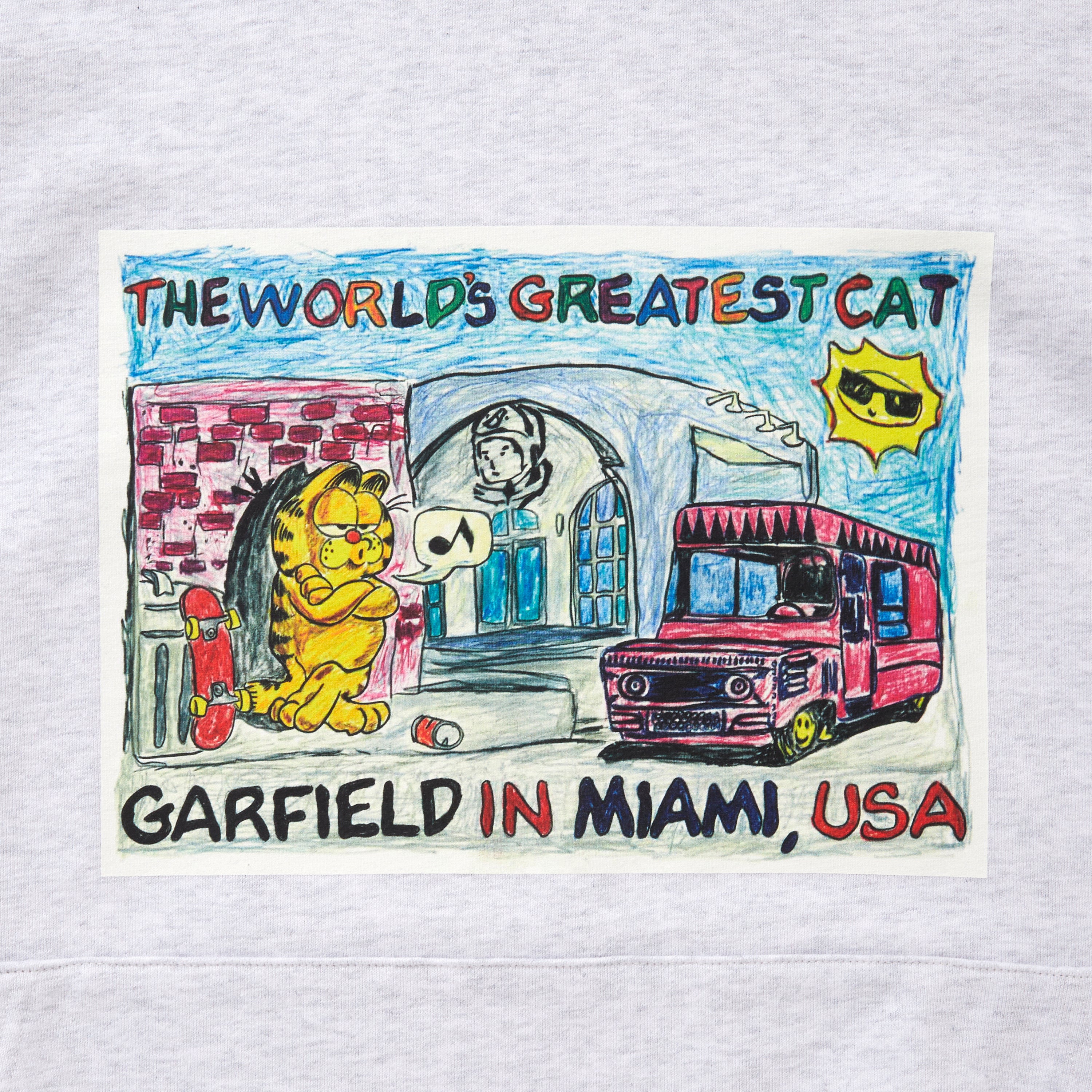 Load image into Gallery viewer, ICECREAM x GARFIELD COTTON HOODIE MIAMI