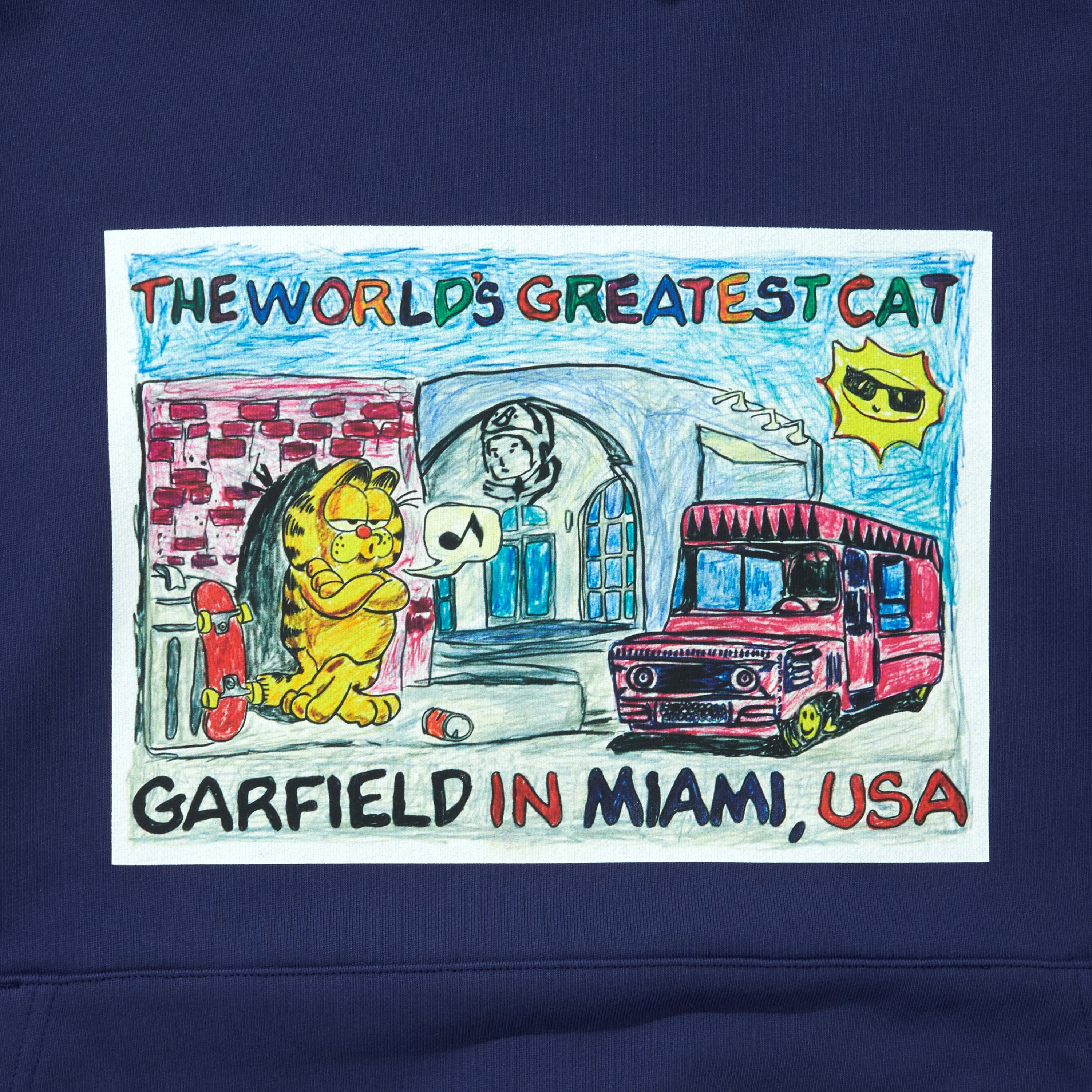 Load image into Gallery viewer, ICECREAM x GARFIELD COTTON HOODIE MIAMI