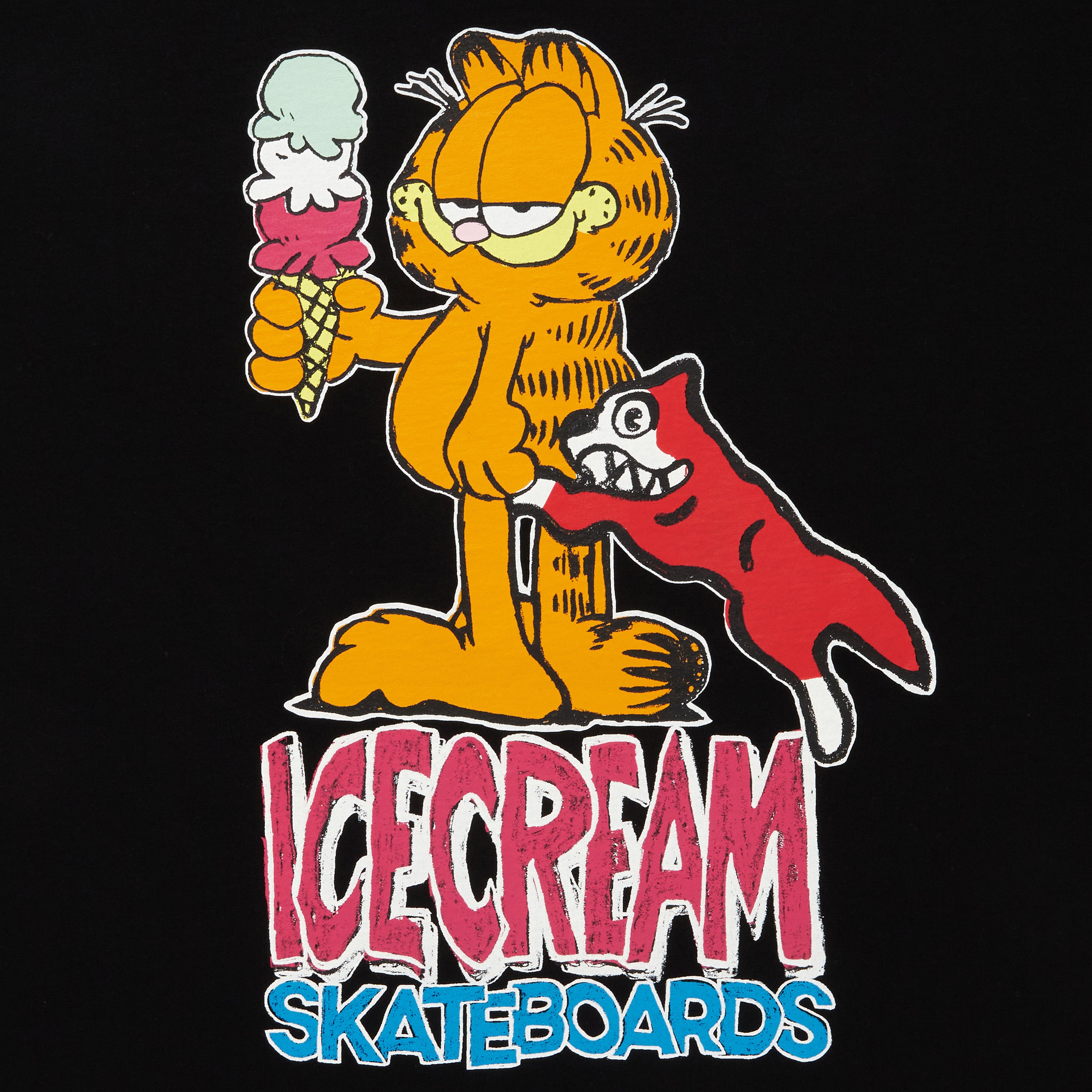 画像をギャラリービューアに読み込む, ICECREAM x GARFIELD COTTON T-SHIRT SKATEBOARDS