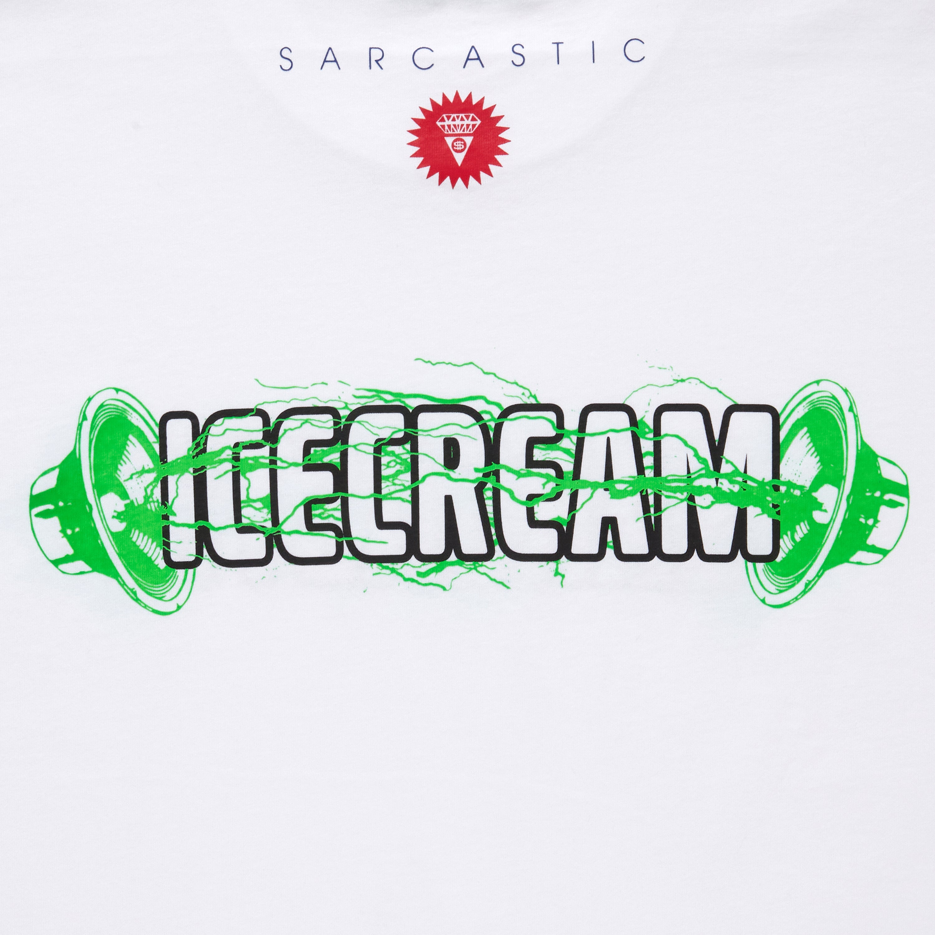 画像をギャラリービューアに読み込む, ICECREAM x SARCASTIC COTTON T-SHIRT MORE QUADS