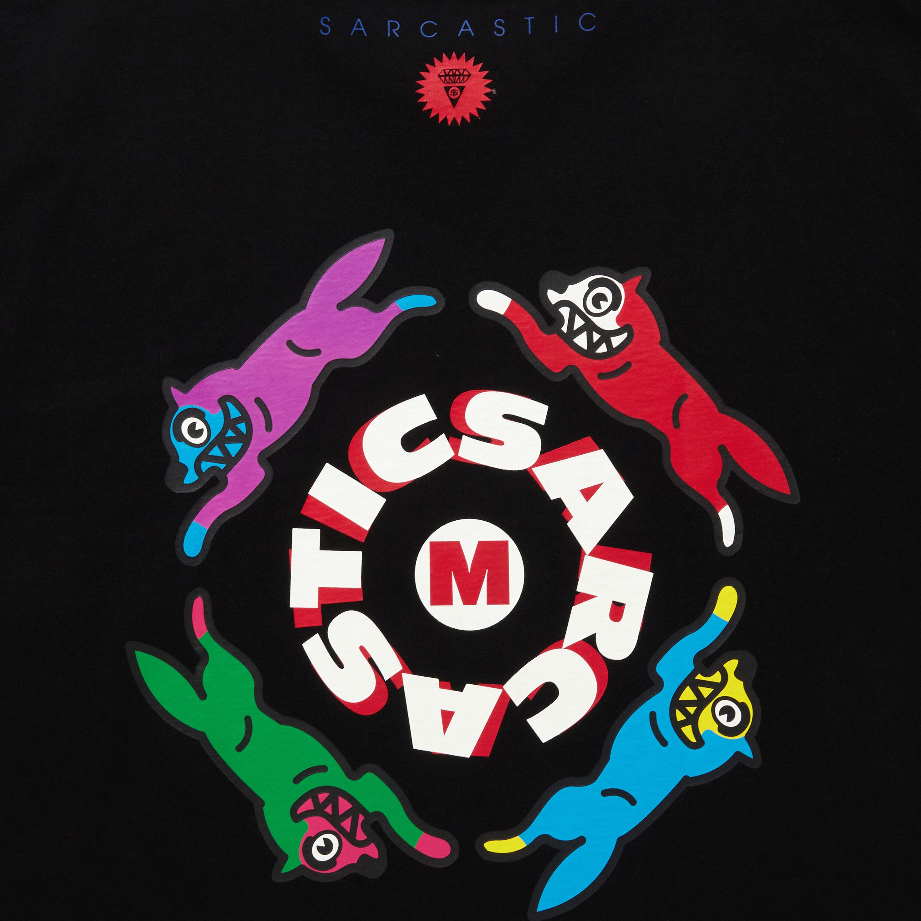 画像をギャラリービューアに読み込む, ICECREAM x SARCASTIC COTTON T-SHIRT CIRCLE