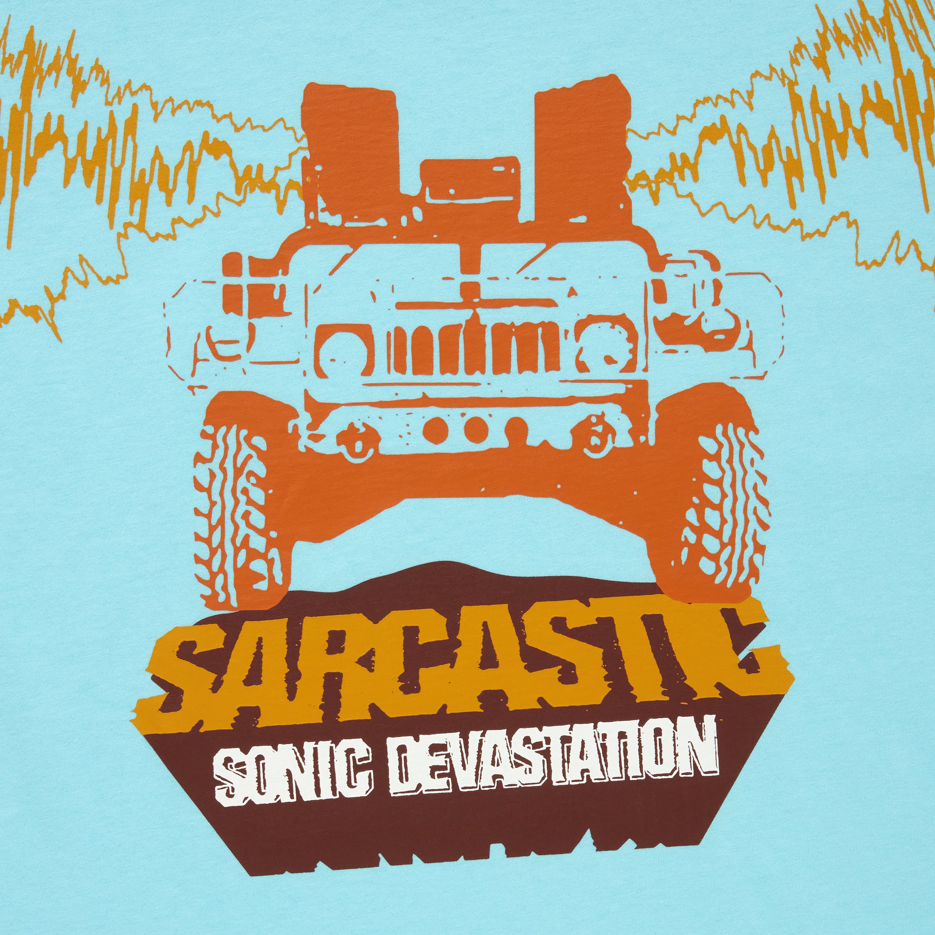 画像をギャラリービューアに読み込む, ICECREAM x SARCASTIC COTTON T-SHIRT SONIC DEVASTATION
