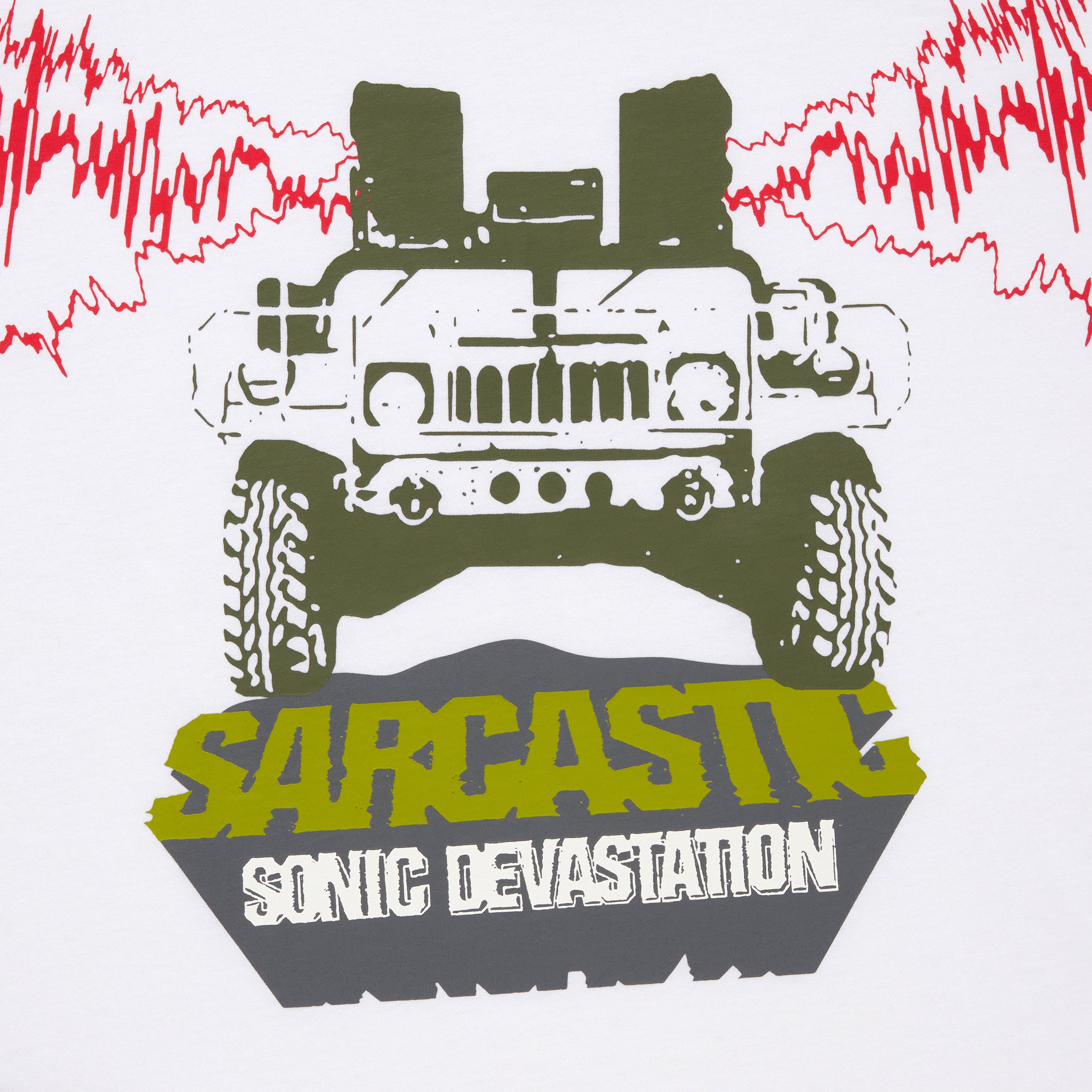 画像をギャラリービューアに読み込む, ICECREAM x SARCASTIC COTTON T-SHIRT SONIC DEVASTATION