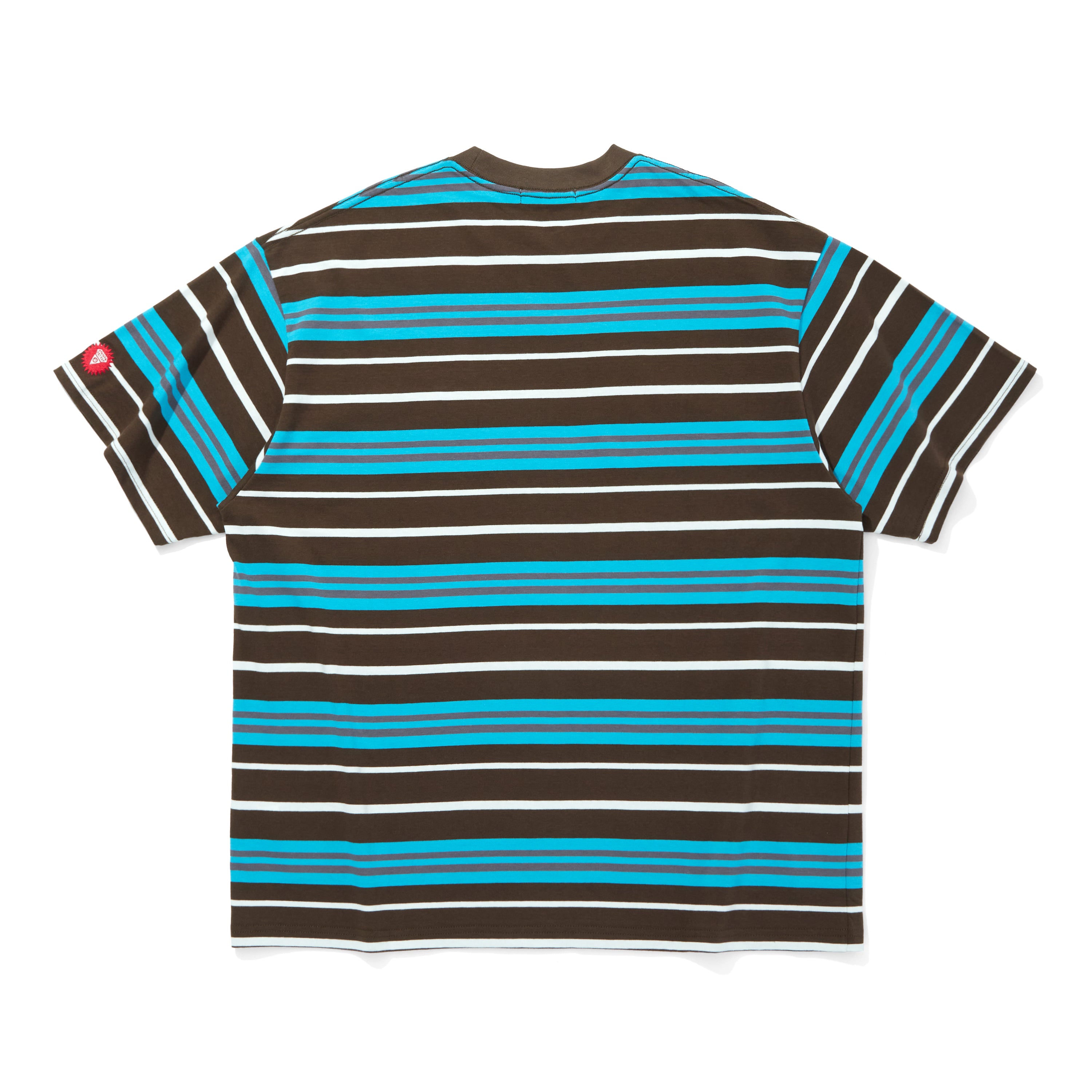 画像をギャラリービューアに読み込む, EMBROIDERED LOGO MULTI BORDER T-SHIRT