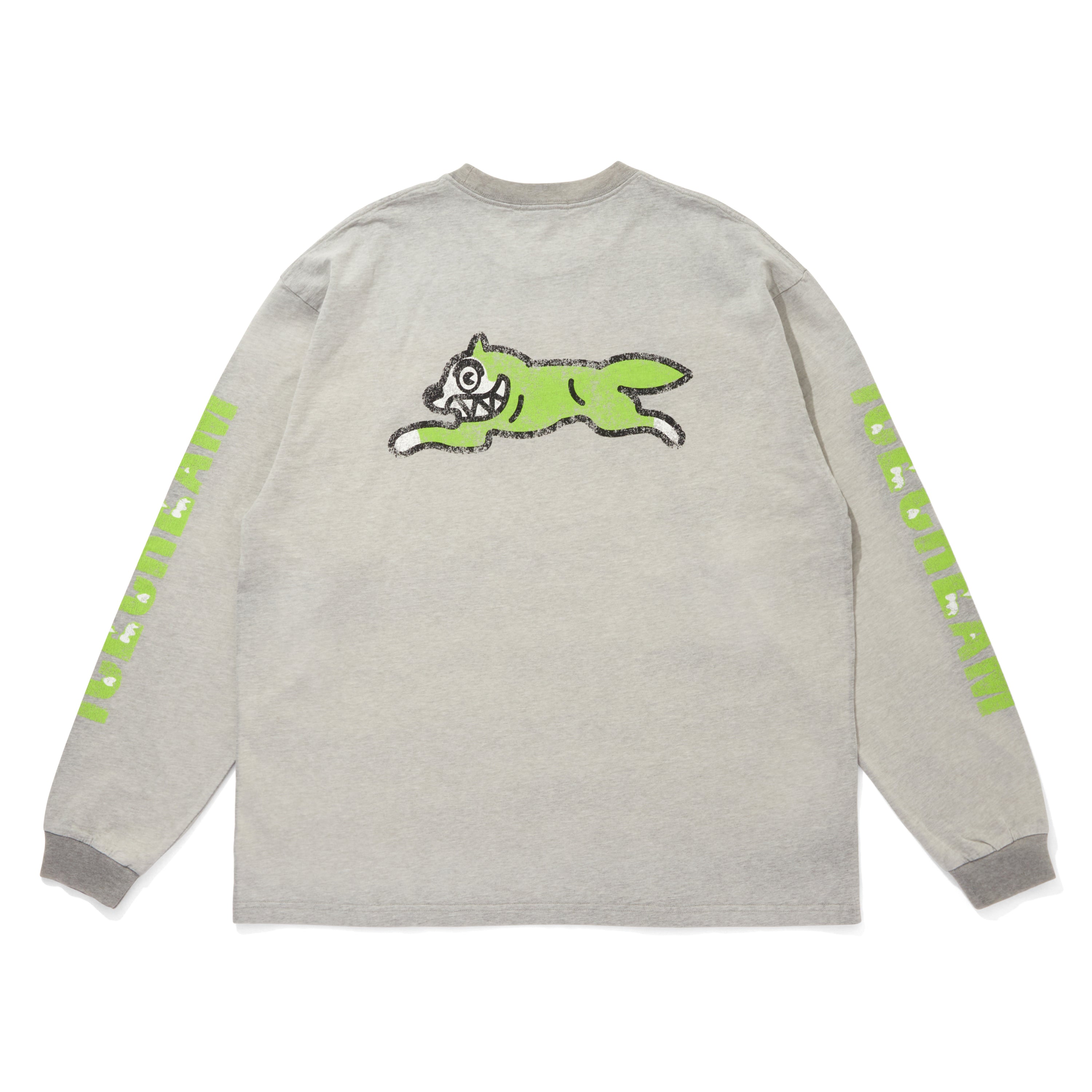 画像をギャラリービューアに読み込む, DAMAGED COTTON L/S T-SHIRT_RUNNING DOG