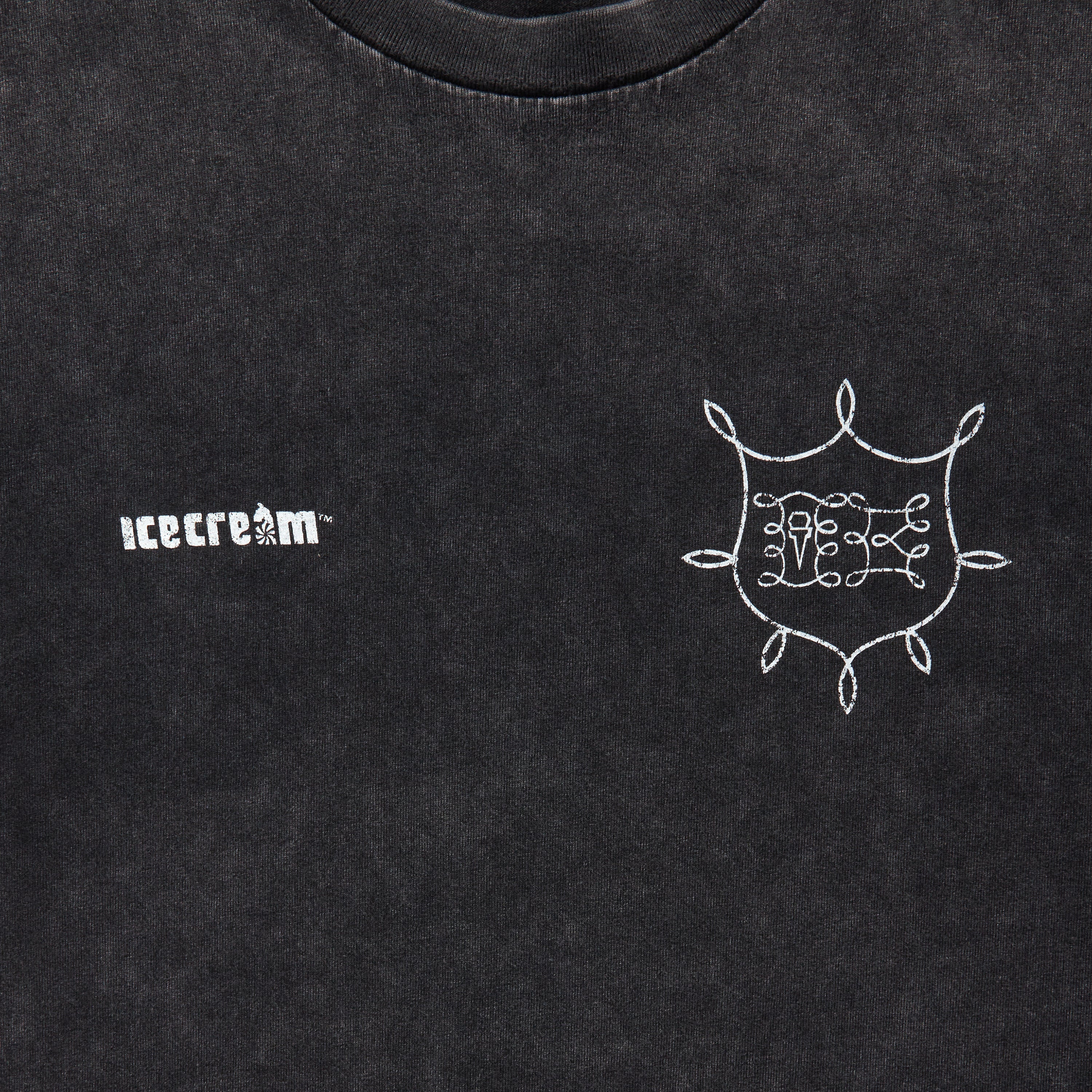 Load image into Gallery viewer, DAMAGED COTTON L/S T-SHIRT_ICECREAM