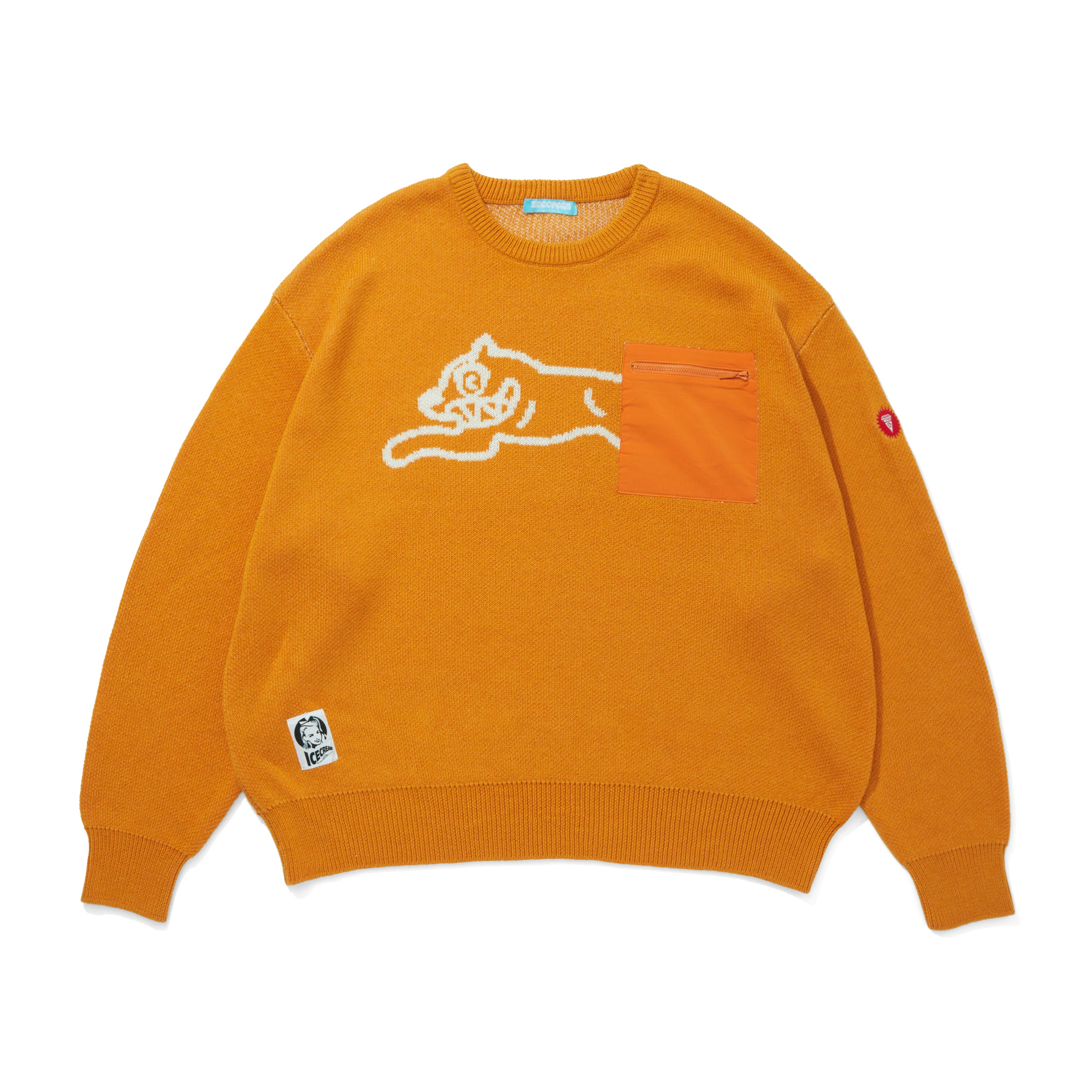 画像をギャラリービューアに読み込む, NYLON POCKET KNIT SWEATER