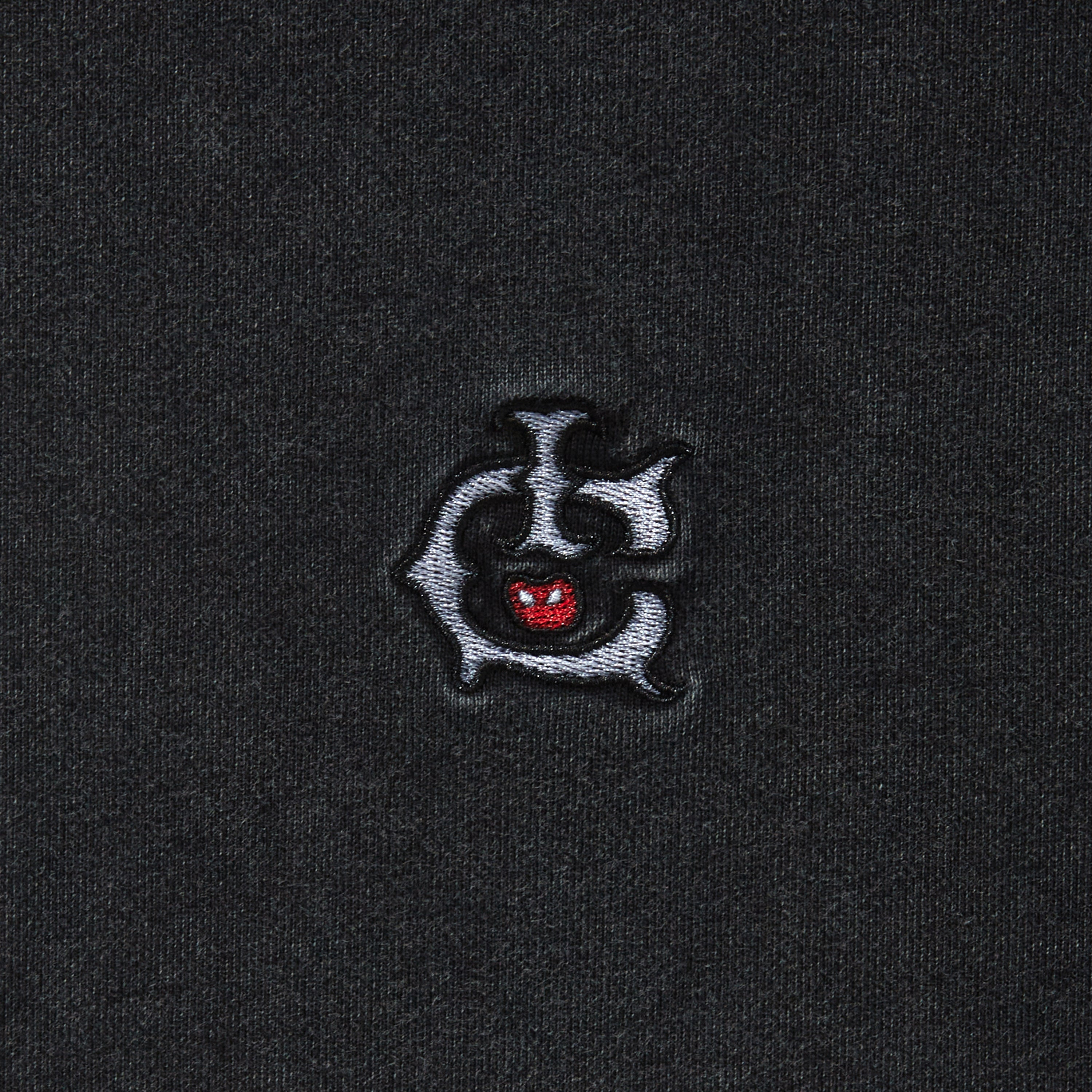 画像をギャラリービューアに読み込む, EMBROIDERED LOGO DAMAGED SWEAT PANTS