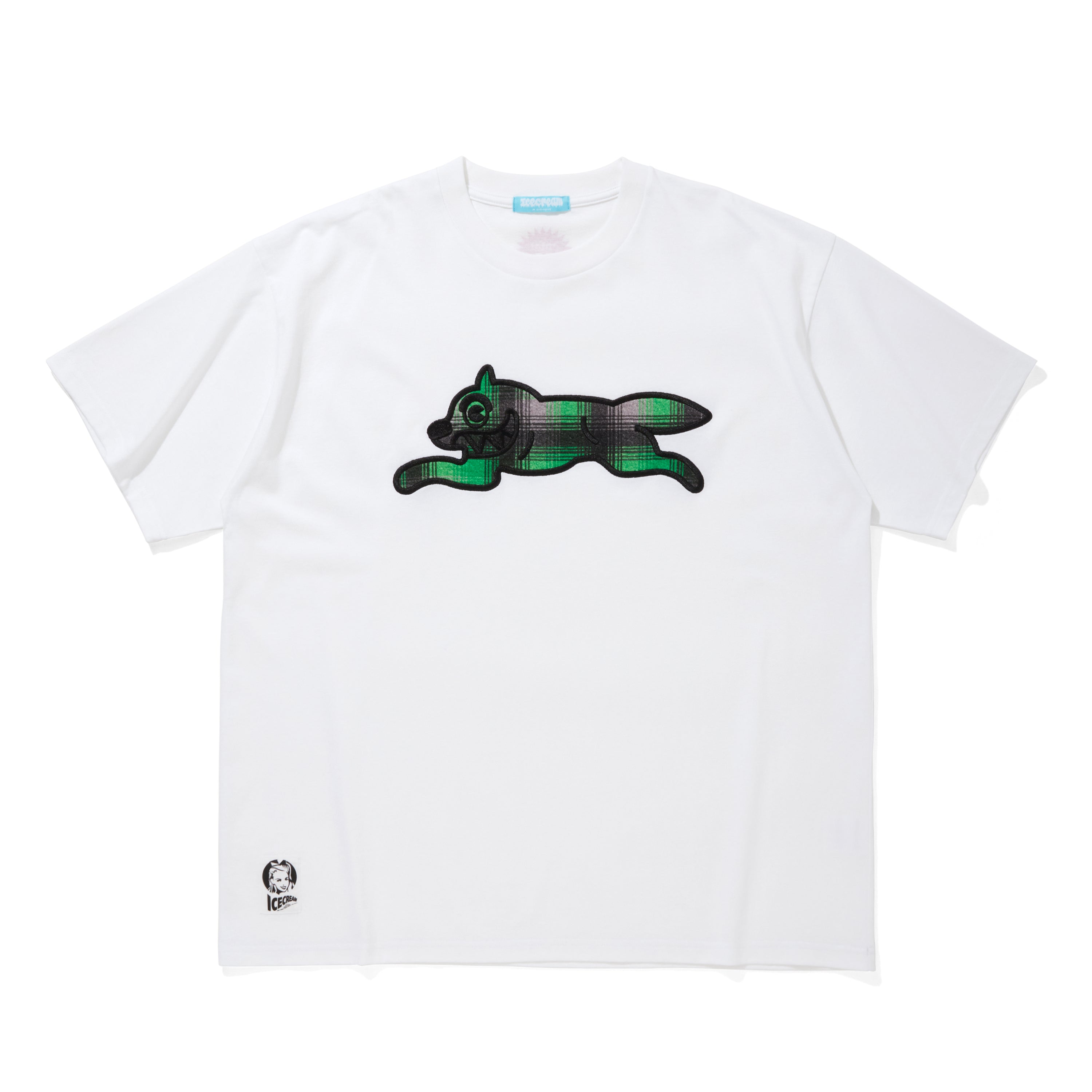 Load image into Gallery viewer, APPLIQUE LOGO COTTON T-SHIRT_RUNNING DOG