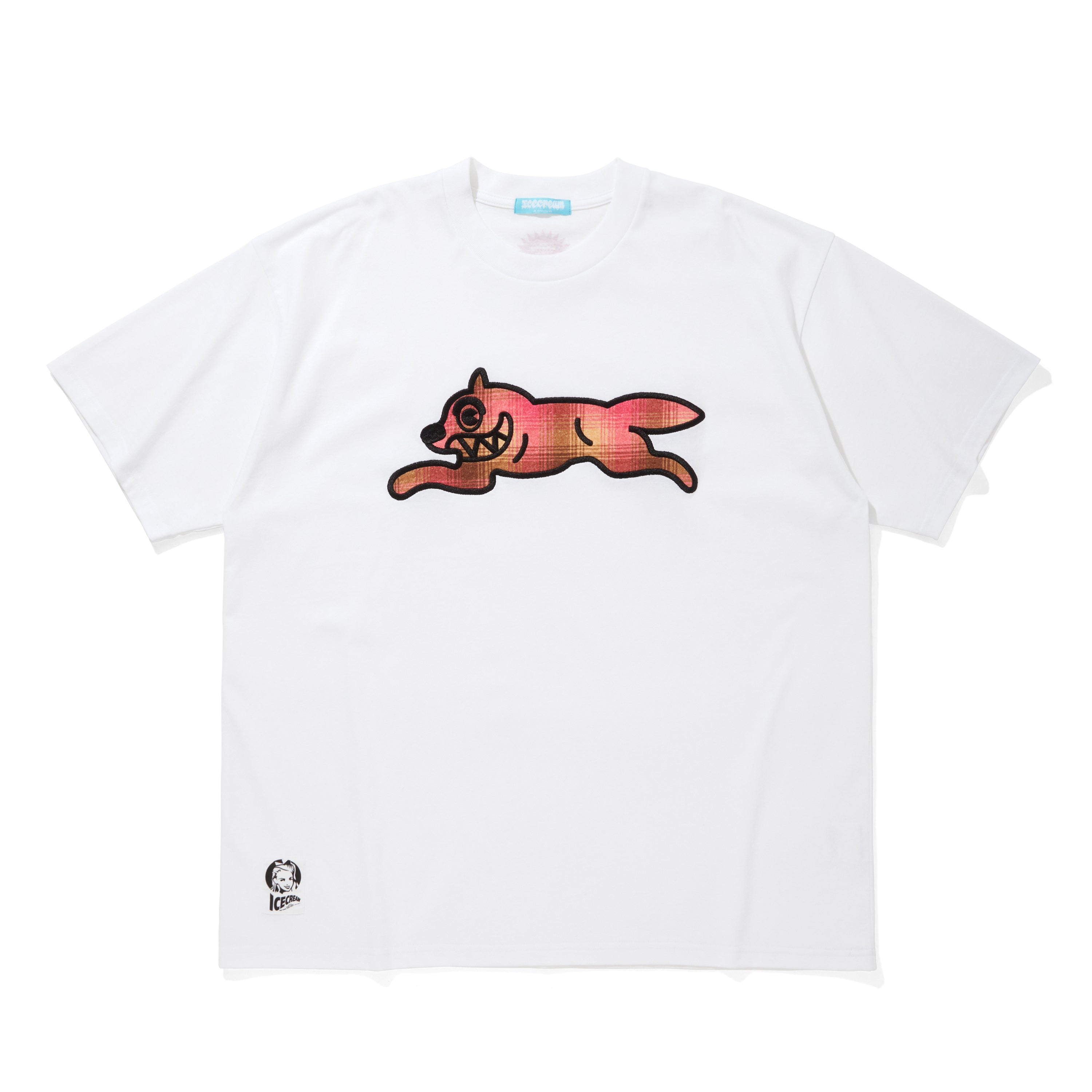Load image into Gallery viewer, APPLIQUE LOGO COTTON T-SHIRT_RUNNING DOG