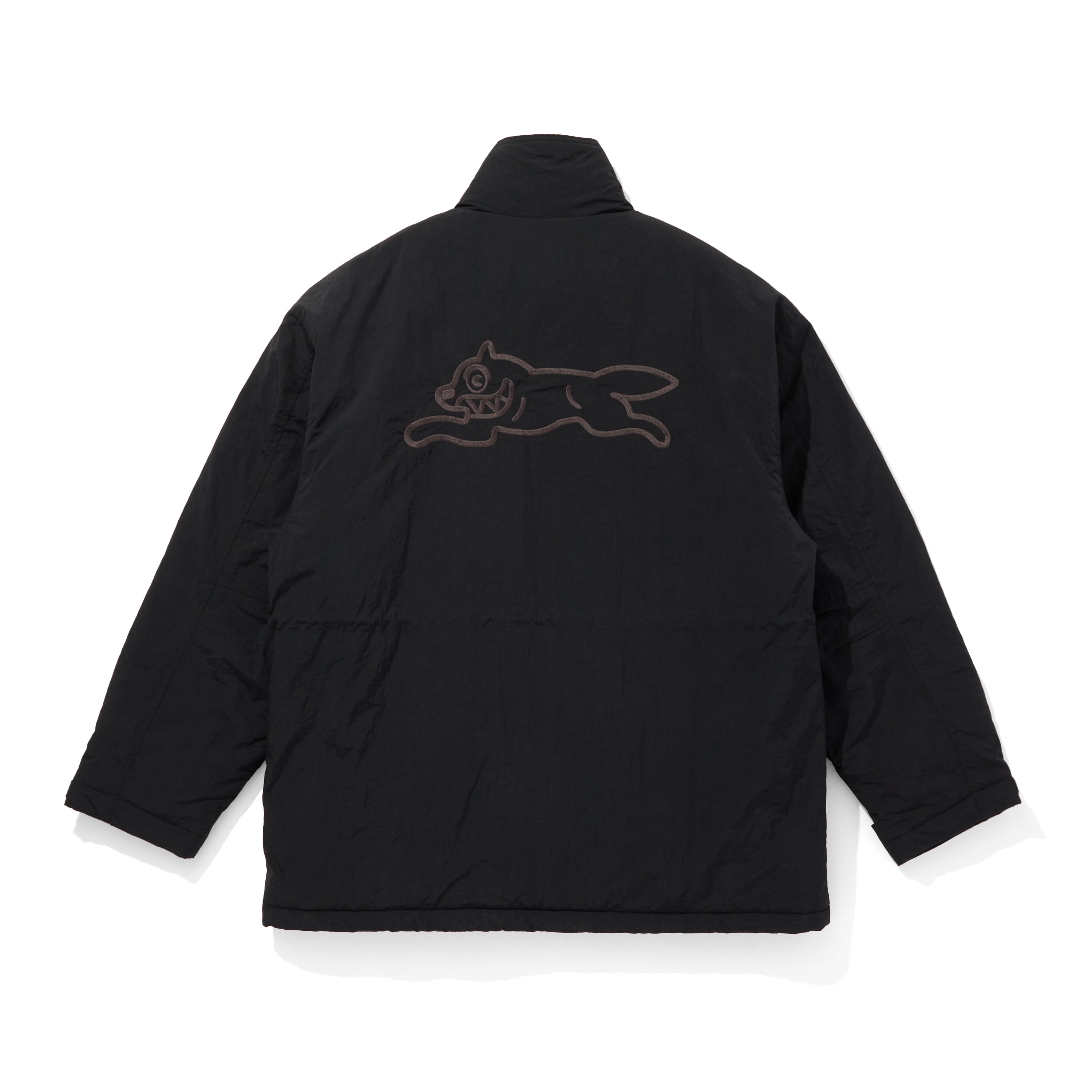 画像をギャラリービューアに読み込む, EMBROIDERED LOGO NYLON COAT