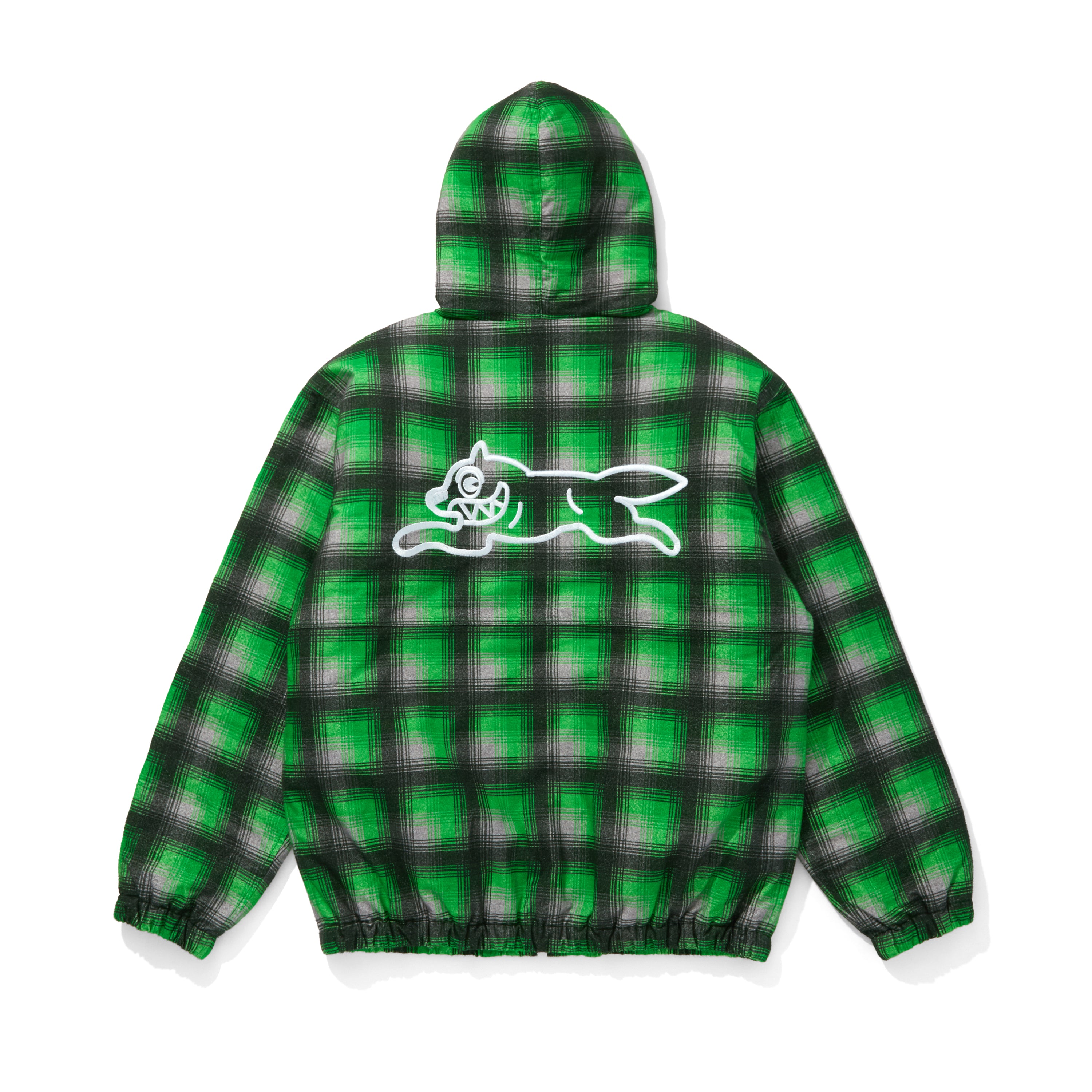 画像をギャラリービューアに読み込む, EMBROIDERED LOGO BUGGY FLANNEL CHECK JACKET