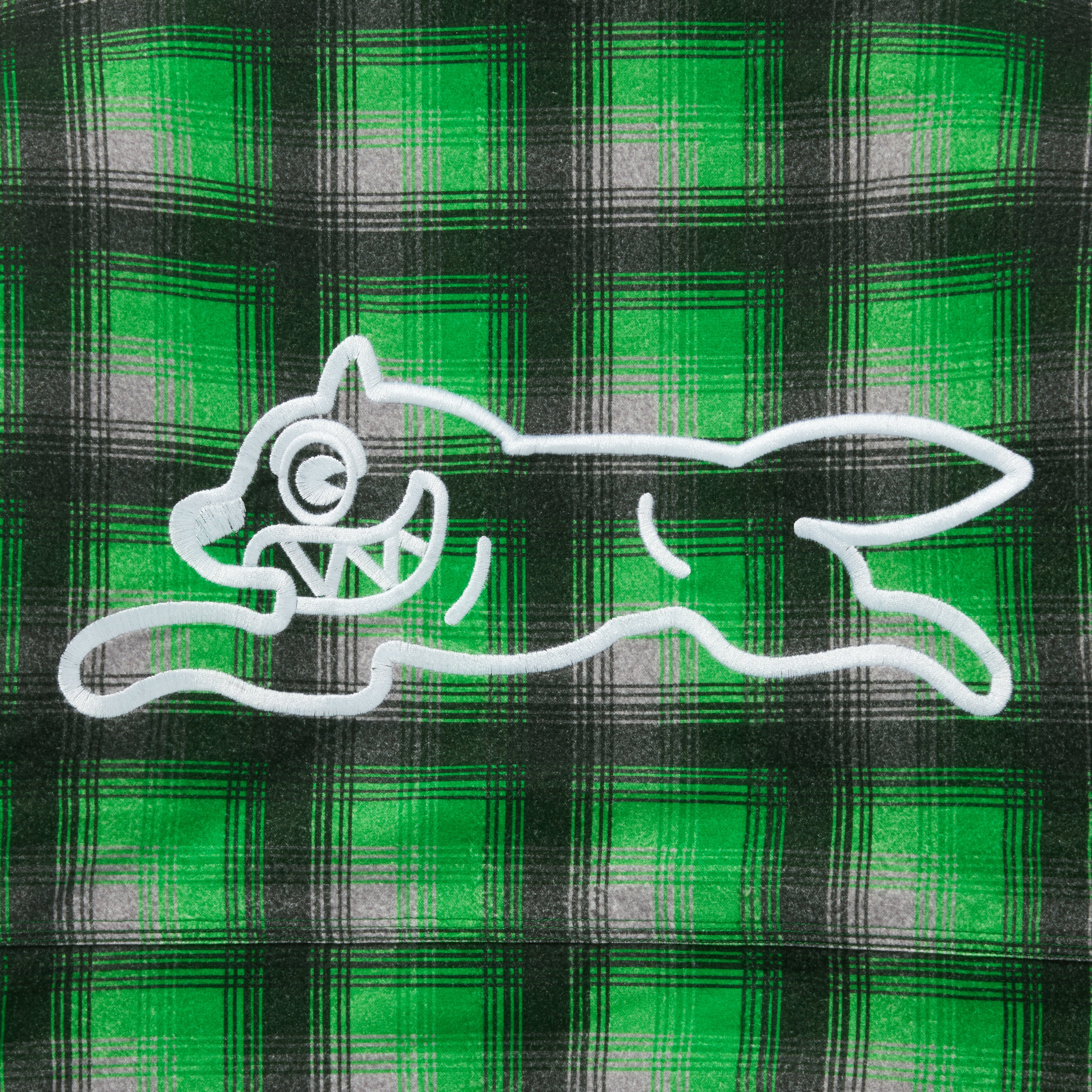 画像をギャラリービューアに読み込む, EMBROIDERED LOGO BUGGY FLANNEL CHECK JACKET