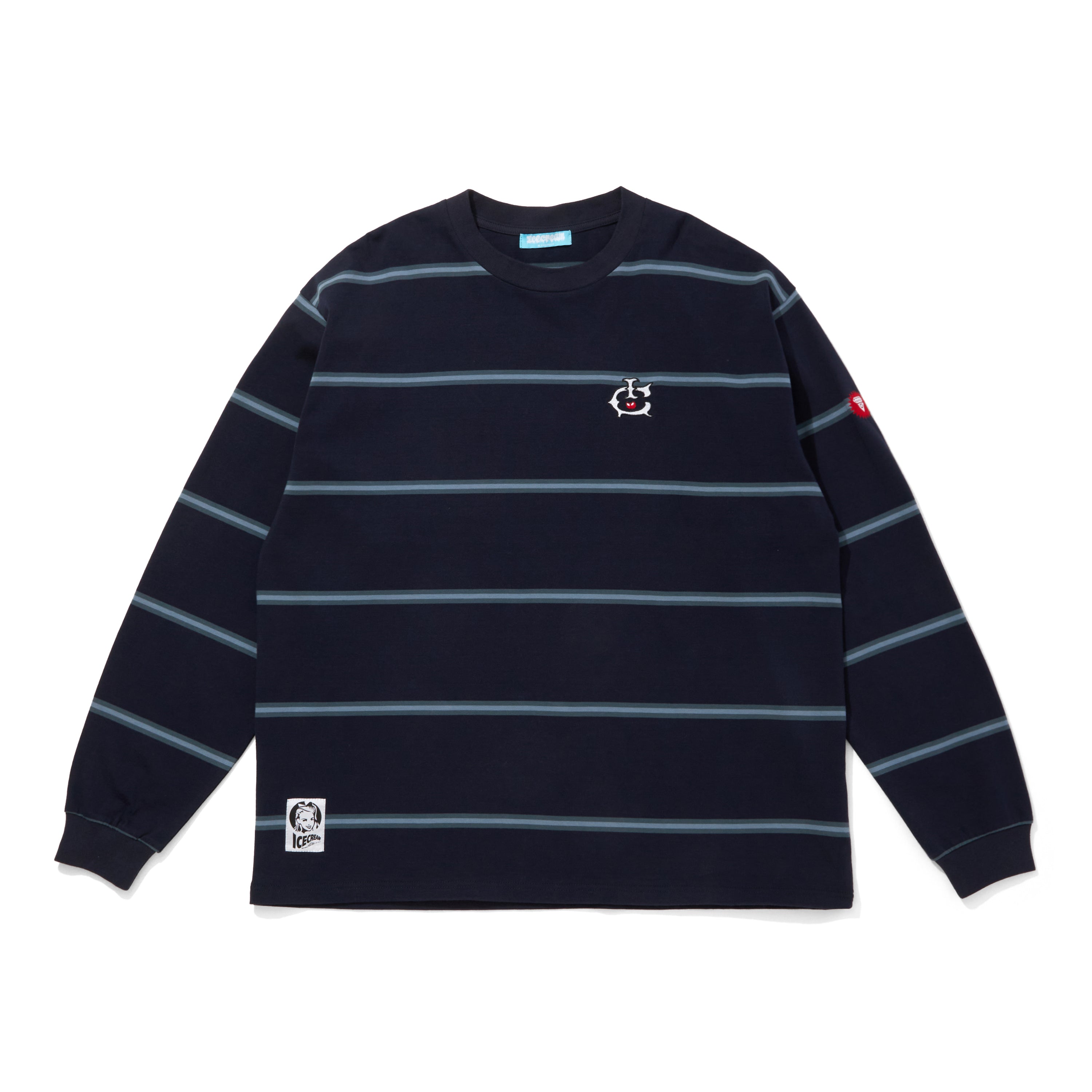 画像をギャラリービューアに読み込む, Cotton Border L/s T-shirt