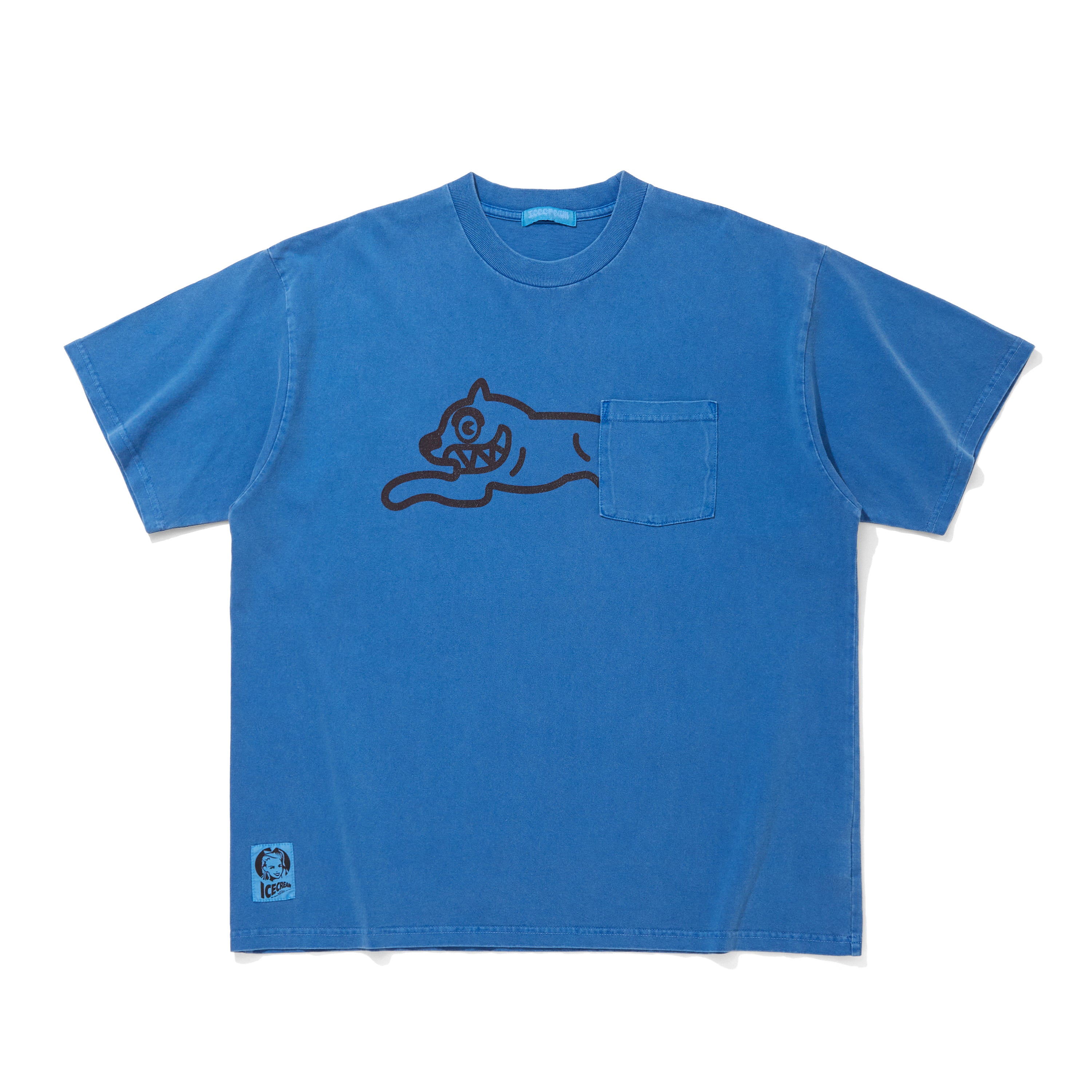 画像をギャラリービューアに読み込む, Overdyed Pocket T-shrt_Running Dog
