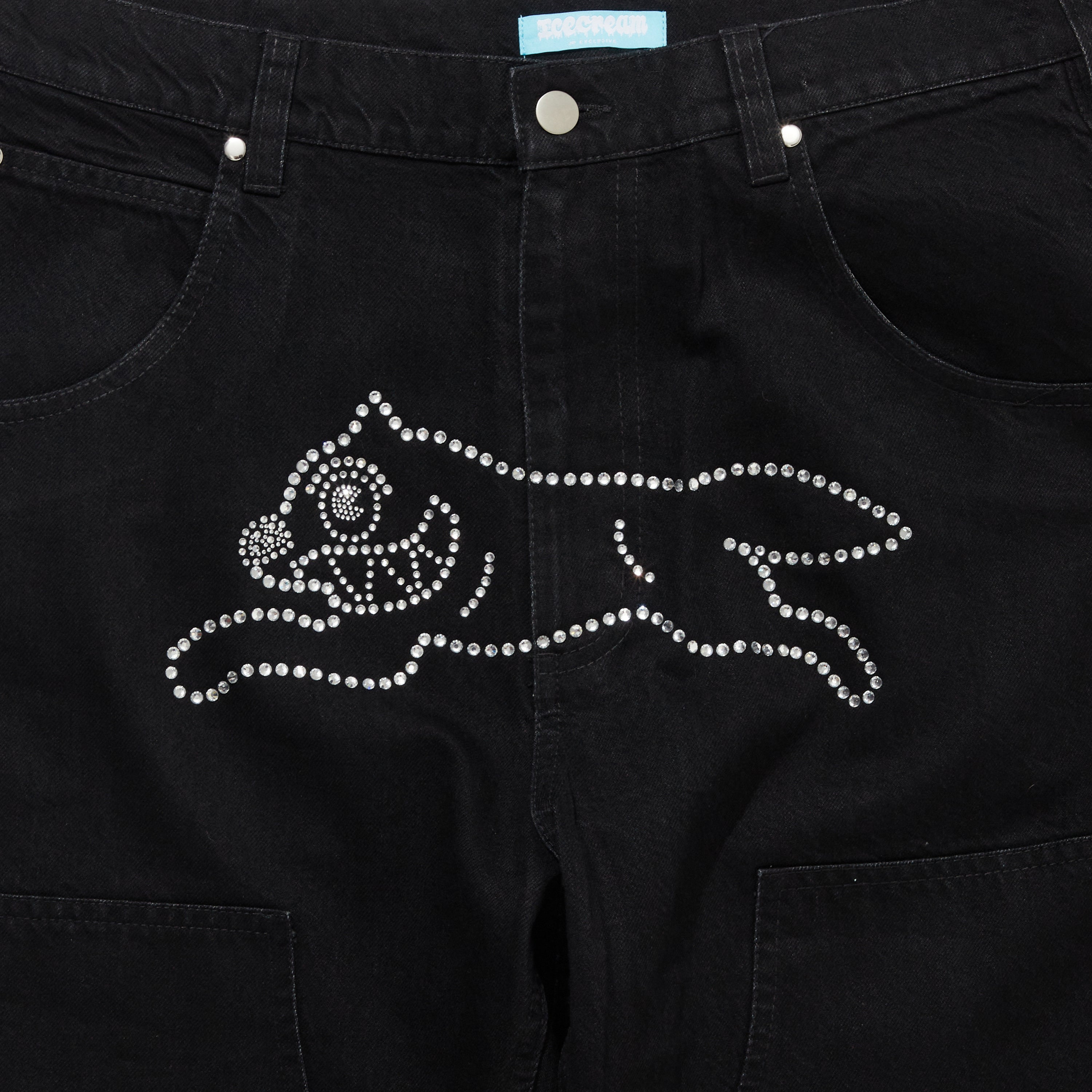 画像をギャラリービューアに読み込む, Rhinestone Buggy Denim