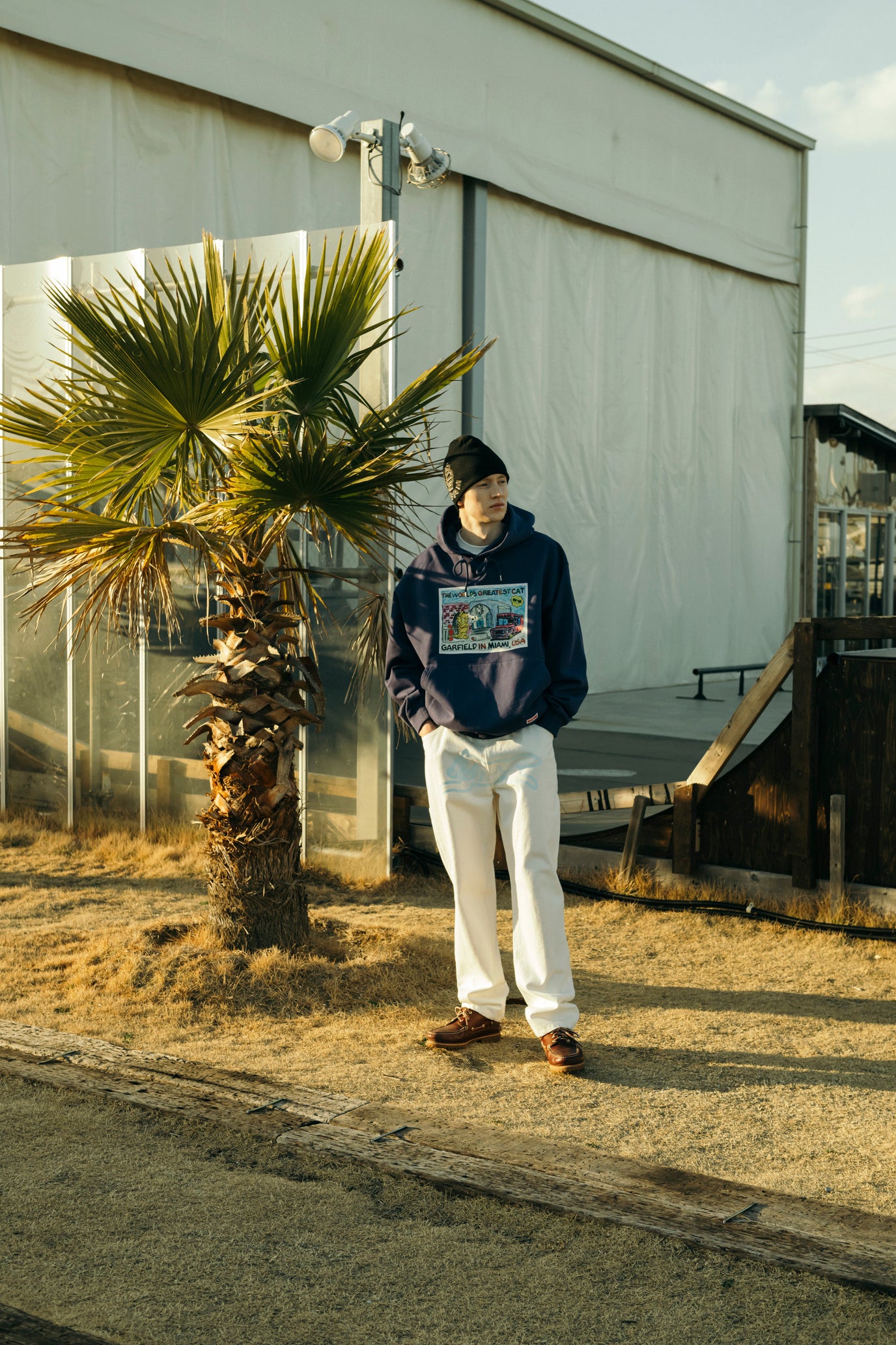 Load image into Gallery viewer, ICECREAM x GARFIELD COTTON HOODIE MIAMI