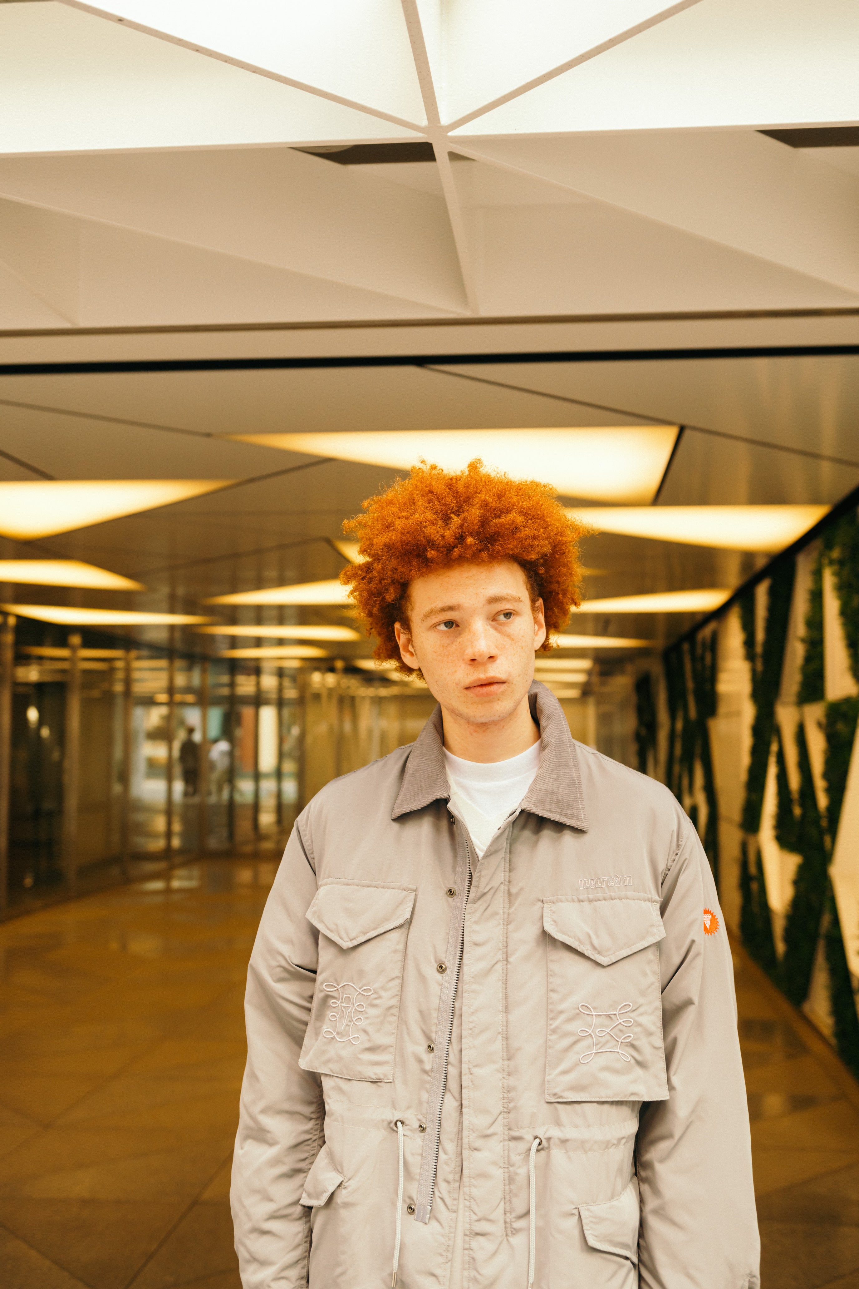 画像をギャラリービューアに読み込む, EMBROIDERED LOGO DOWN M-65