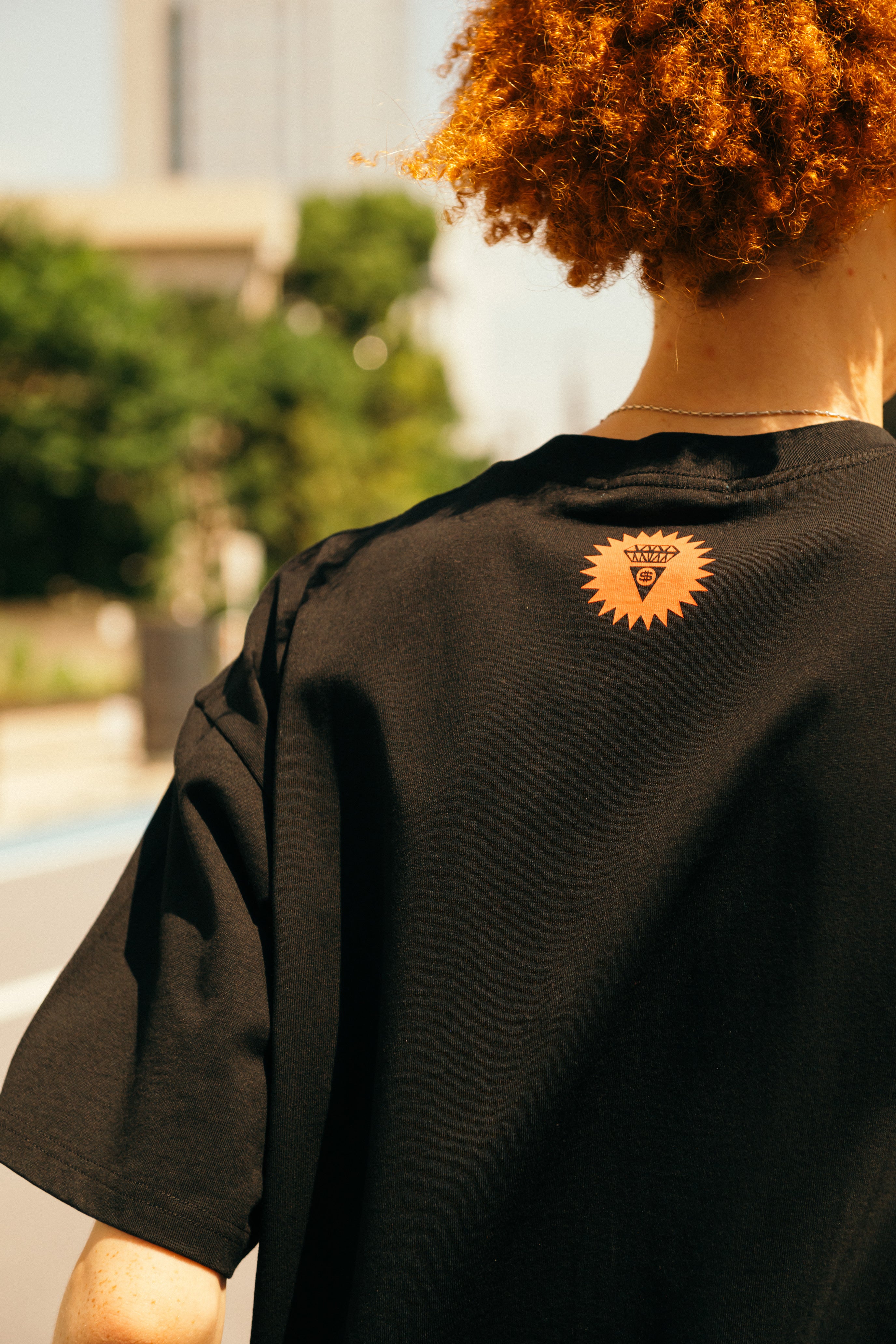 Load image into Gallery viewer, APPLIQUE LOGO COTTON T-SHIRT_RUNNING DOG