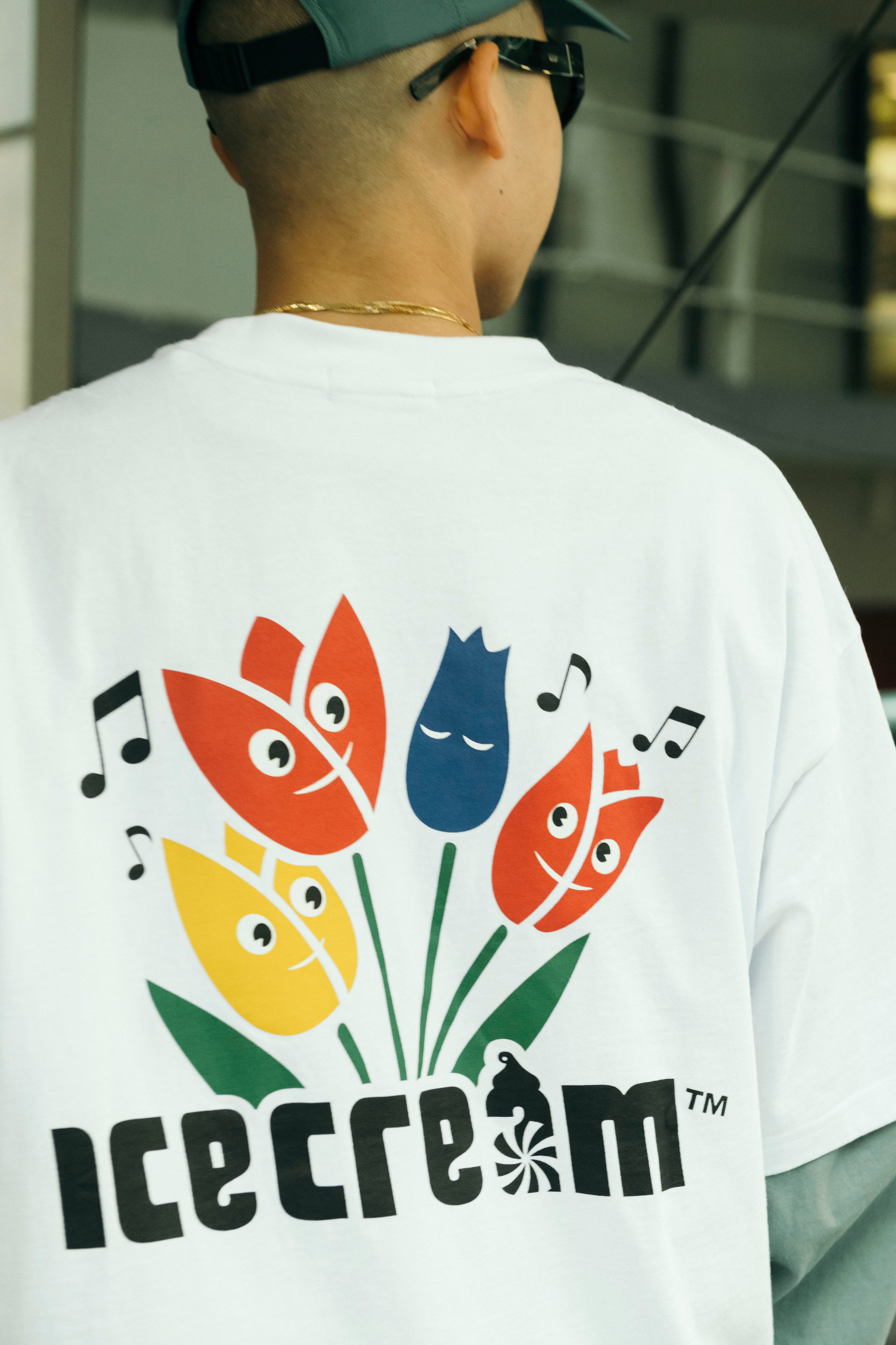 画像をギャラリービューアに読み込む, Cotton T-shirt_Icecream