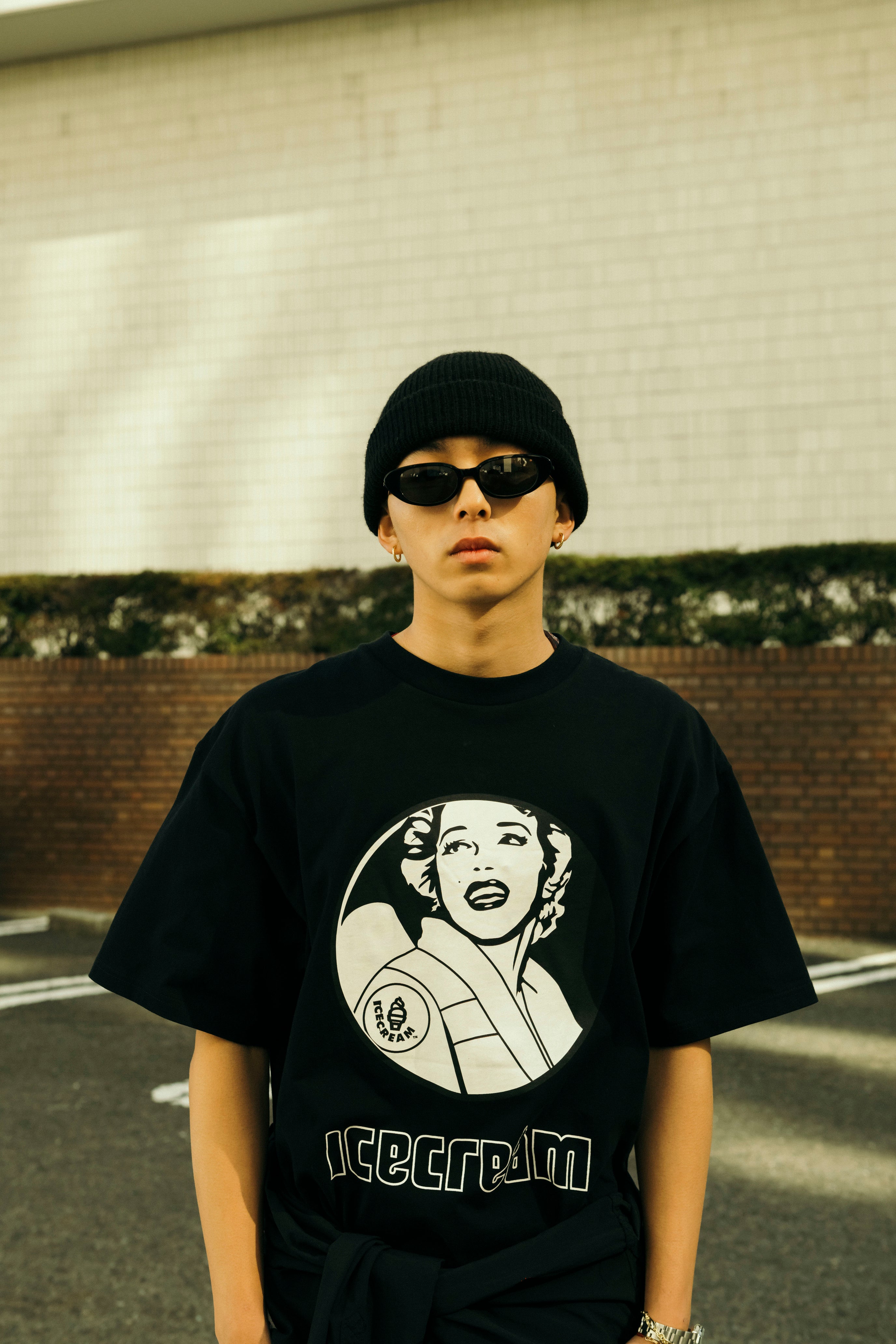 画像をギャラリービューアに読み込む, Cotton T-shirt_Icecream