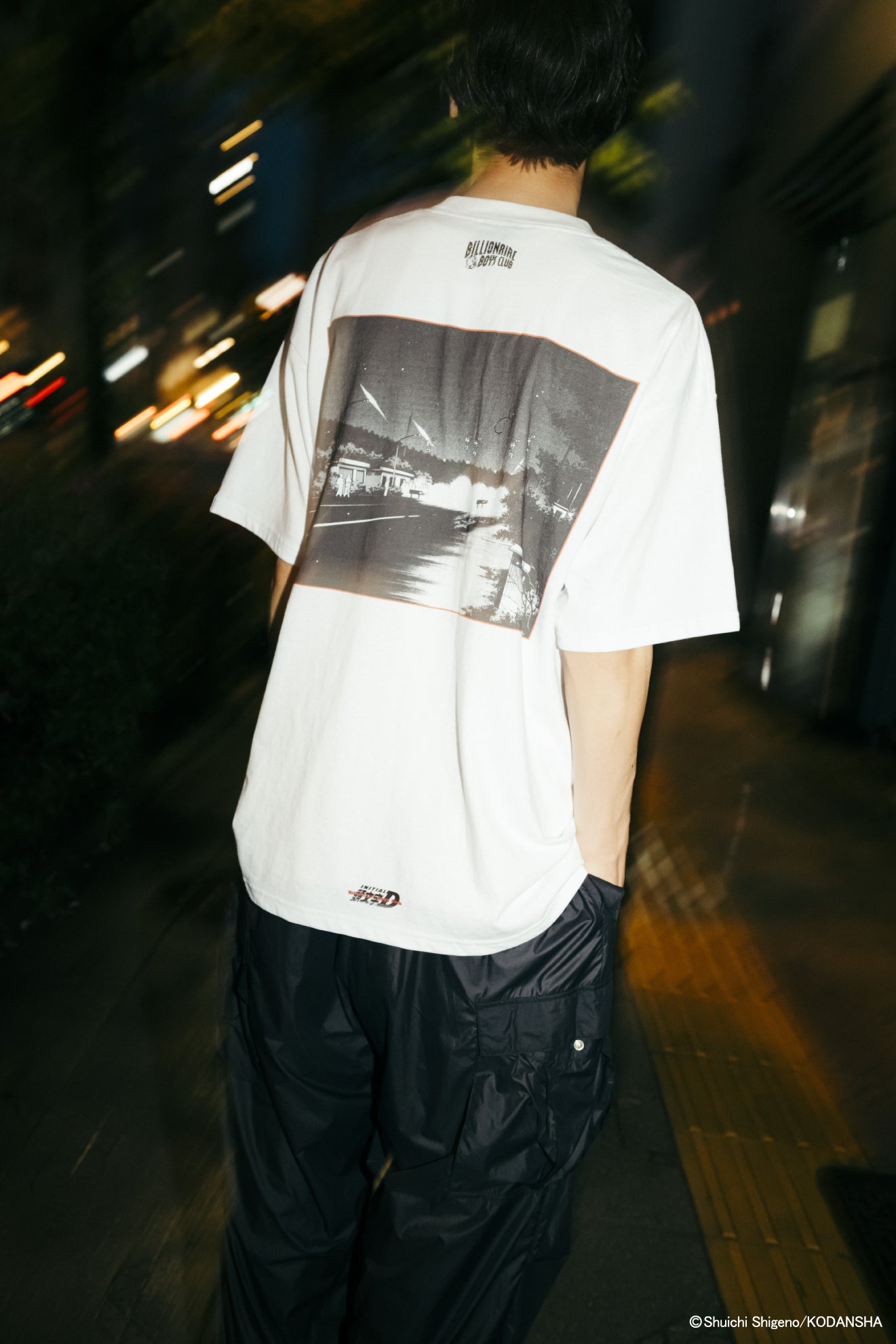 画像をギャラリービューアに読み込む, BILLIONAIRE BOYS CLUB x INITIAL D COTTON T-SHIRT #1