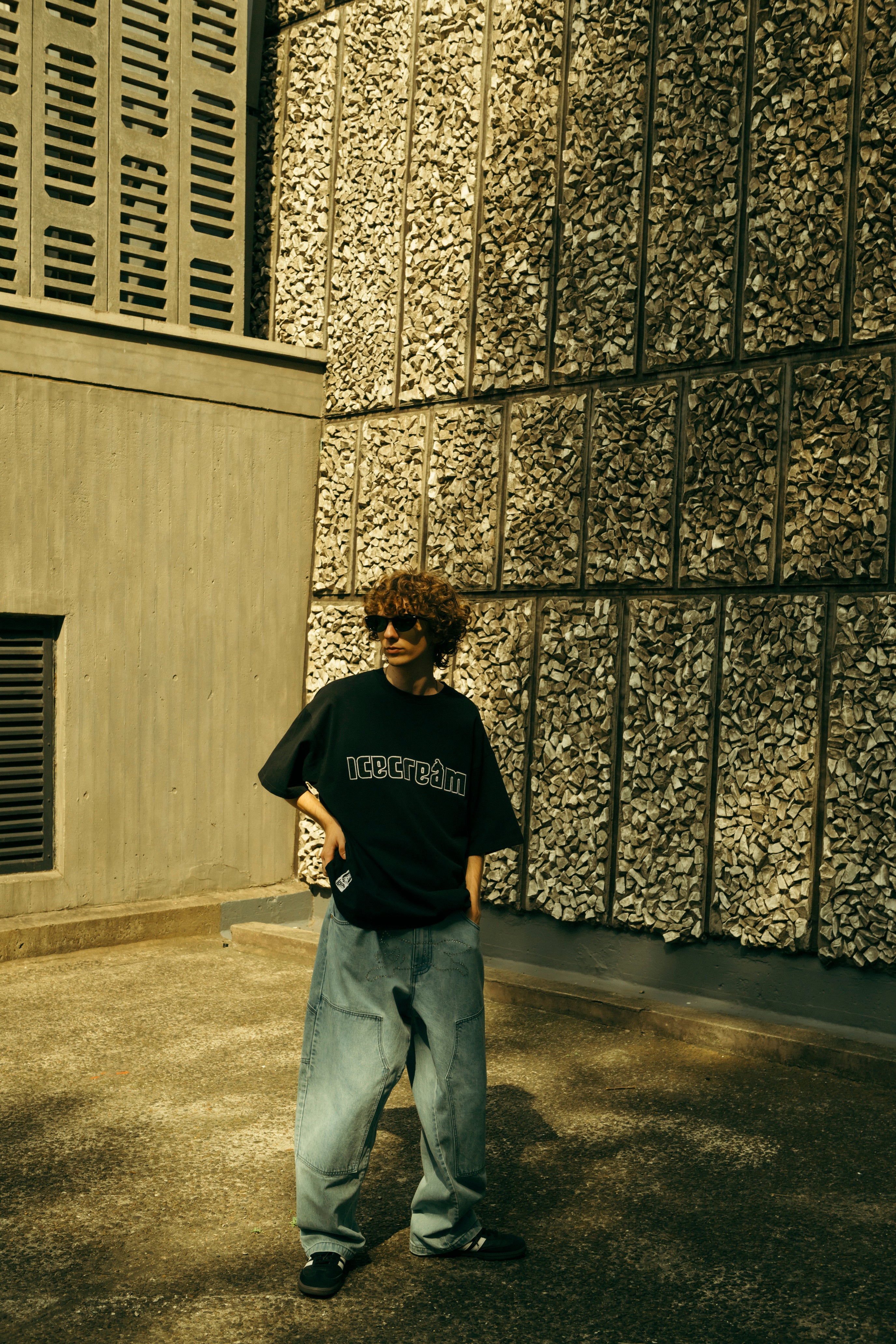 画像をギャラリービューアに読み込む, Garment Dye Cotton T-shirt_Cone & Bone