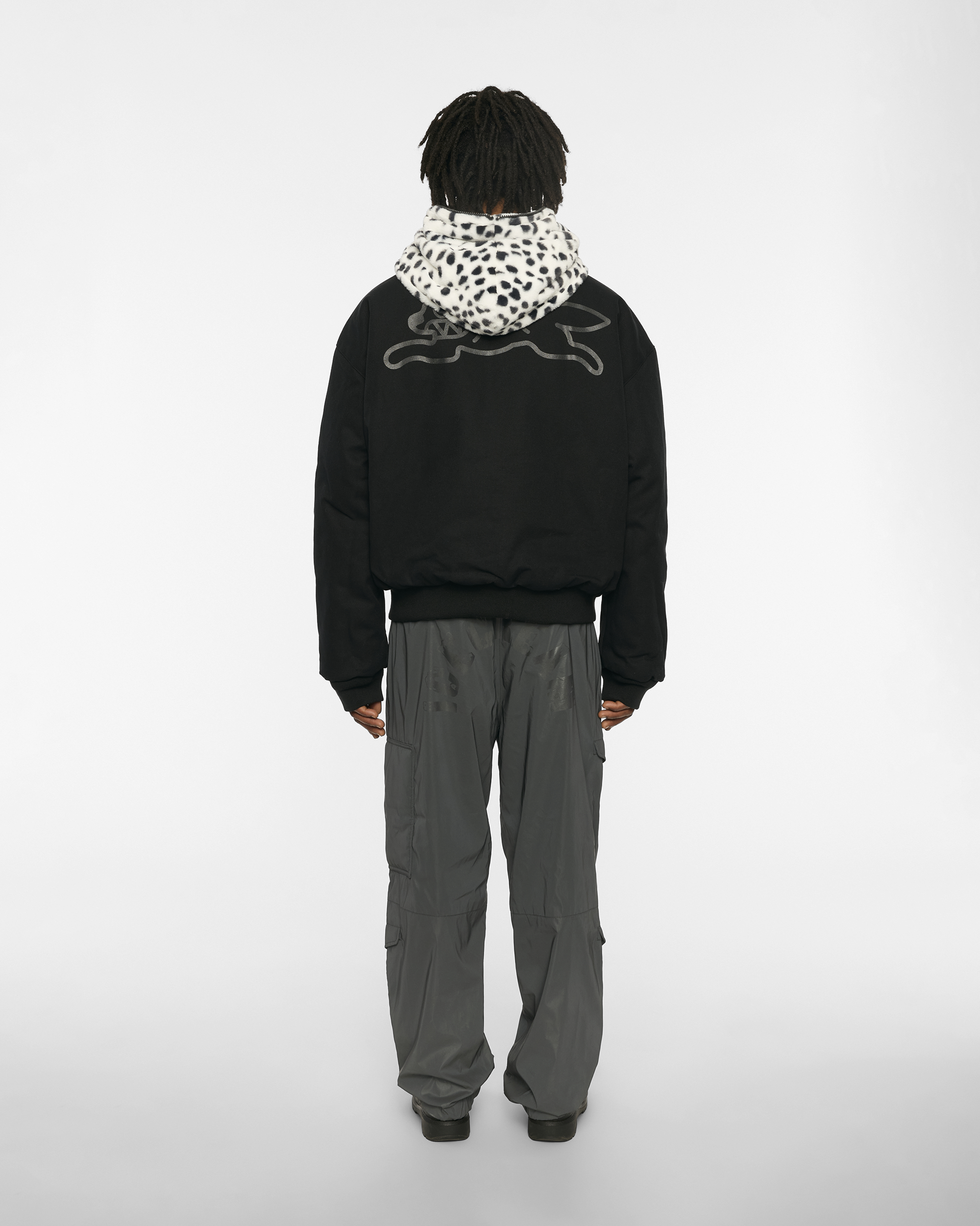 画像をギャラリービューアに読み込む, Icecream x Alpha Industries _Faux Fur Full-Zip Hoodie