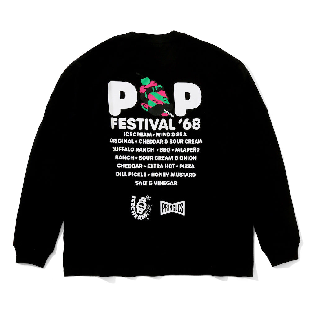Load image into Gallery viewer, ICECREAM x WIND & SEA x PRINGLES COTTON L/S T-SHIRT POP
