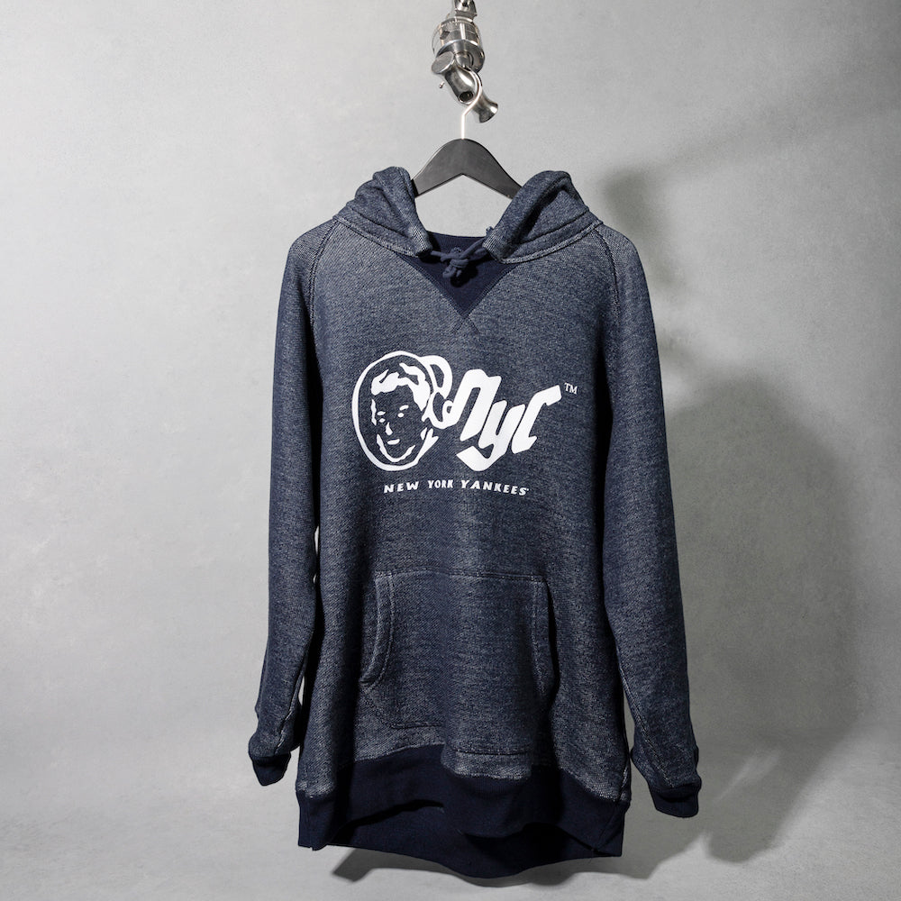 Load image into Gallery viewer, BILLIONAIRE BOYS CLUB x YANKEES YANKEES OG NYC LOOPWHEEL HOODIE