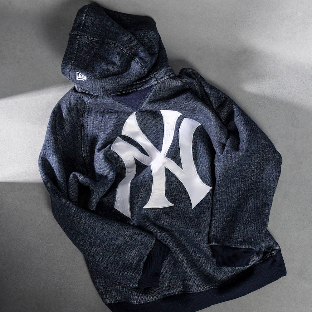 Load image into Gallery viewer, BILLIONAIRE BOYS CLUB x YANKEES YANKEES OG NYC LOOPWHEEL HOODIE