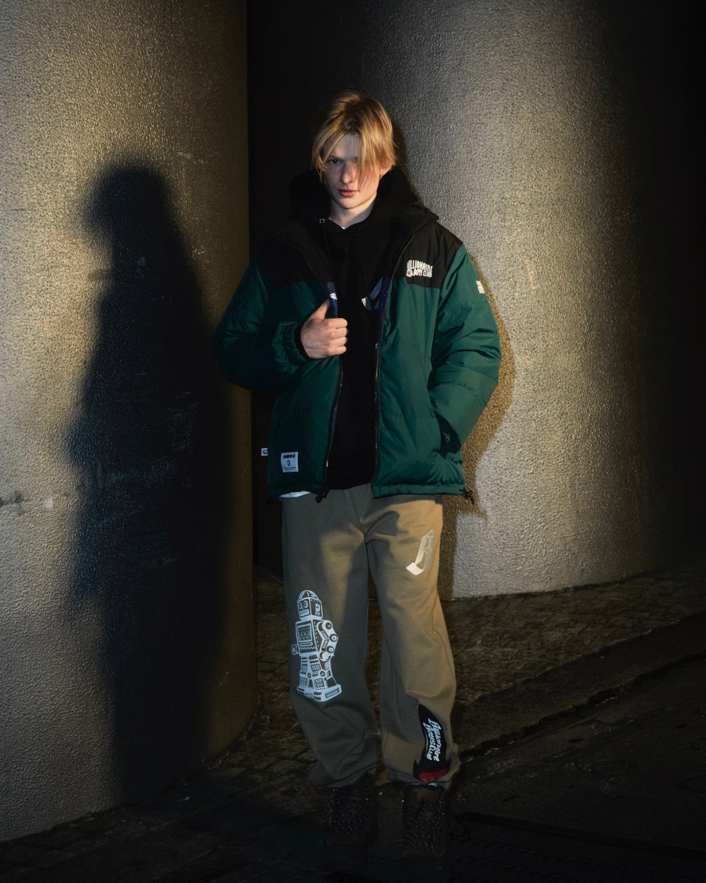 画像をギャラリービューアに読み込む, BILLIONAIRE BOYS CLUB x FIRST DOWN REVERSIBLE BUBBLE DOWN JACKET MICROFT®
