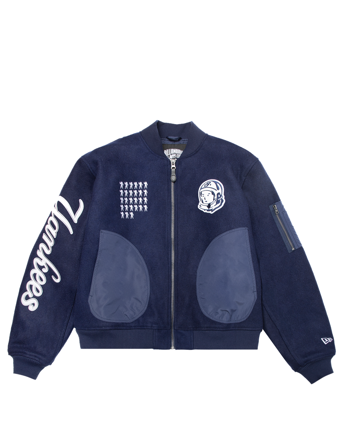 画像をギャラリービューアに読み込む, BILLIONAIRE BOYS CLUB × NEW YORK YANKEES NY YANKEES HEART &amp; MIND WOOL BOMBER
