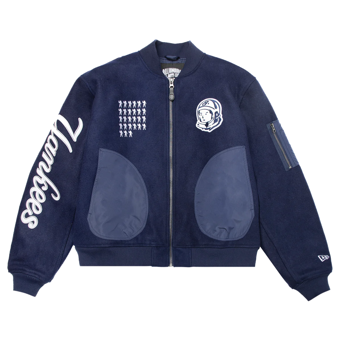 Load image into Gallery viewer, BILLIONAIRE BOYS CLUB × NEW YORK YANKEES NY YANKEES HEART &amp; MIND WOOL BOMBER
