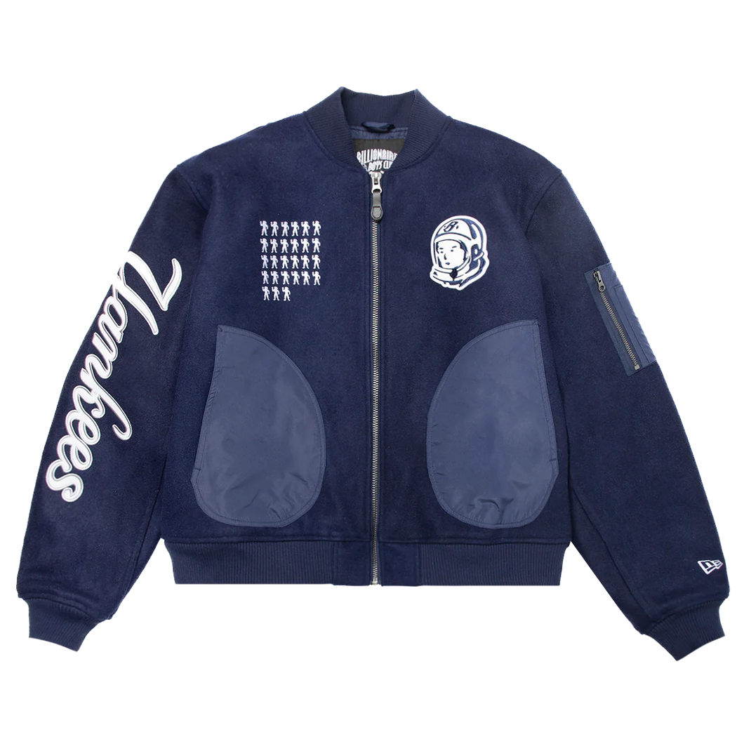 BILLIONAIRE BOYS CLUB × NEW YORK YANKEES NY YANKEES HEART & MIND WOOL BOMBER