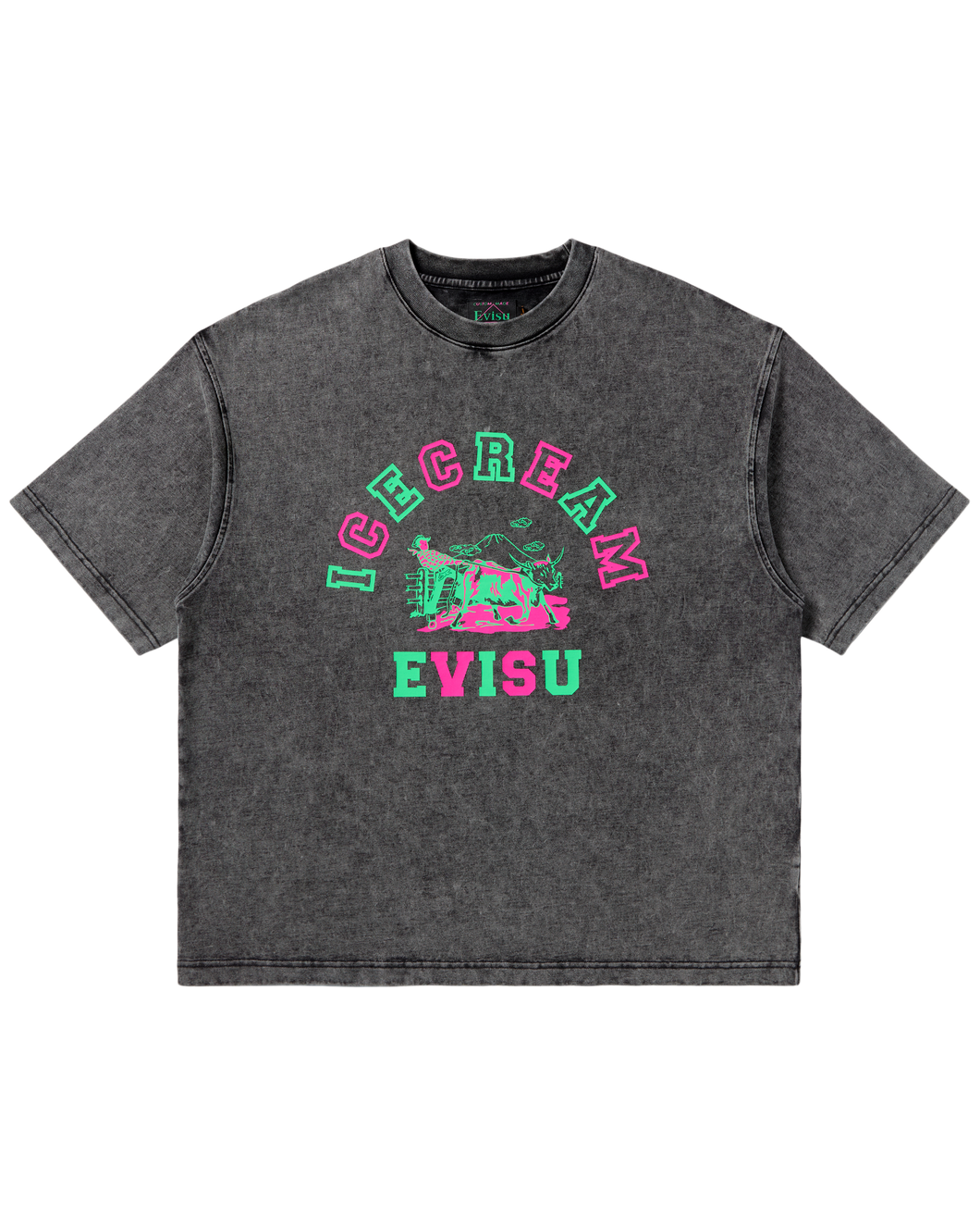 EVISU X ICECREAM__ICECREAM X EVISU PRINTED T-SHIRT